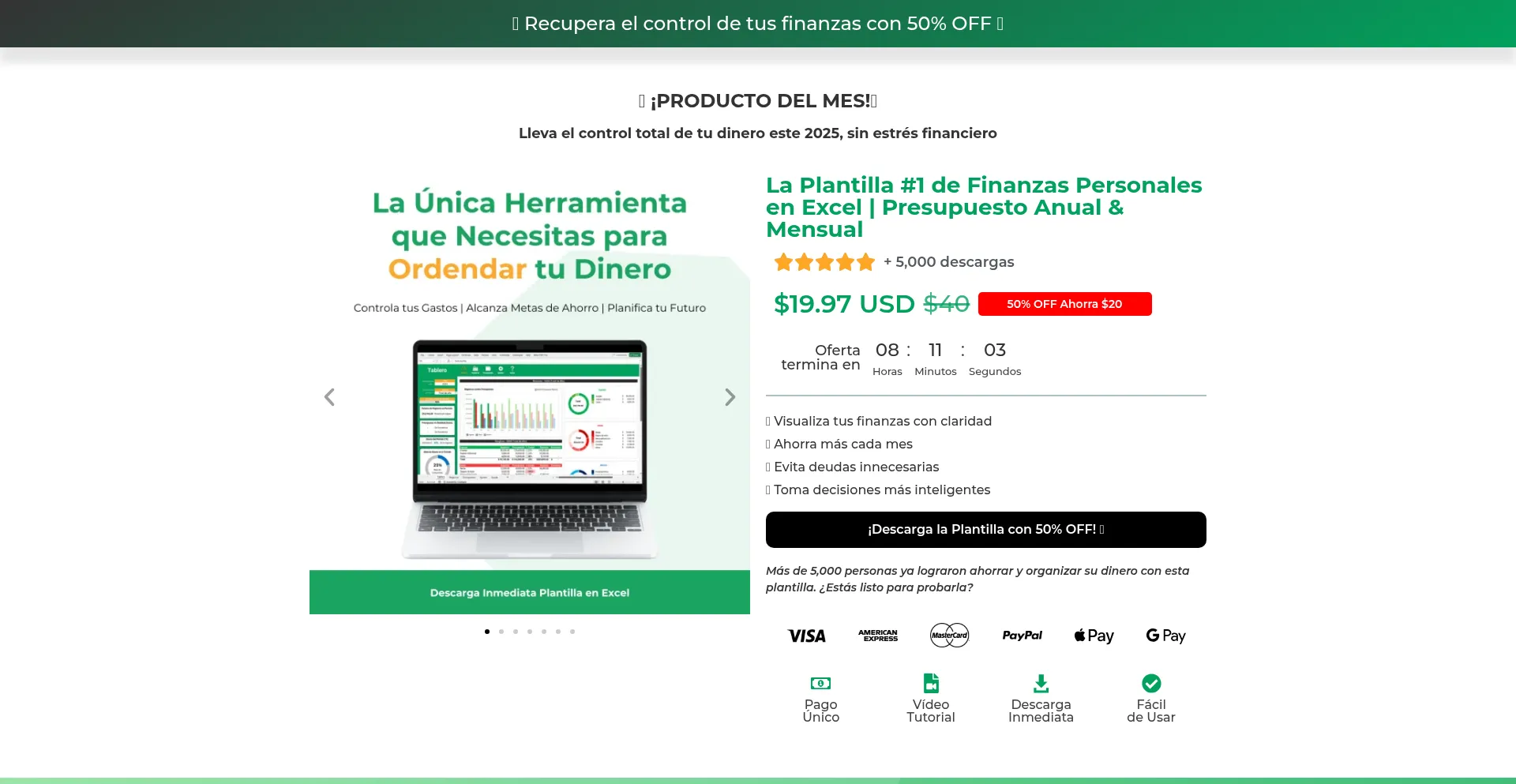 Website screenshot of Plantillas361.com