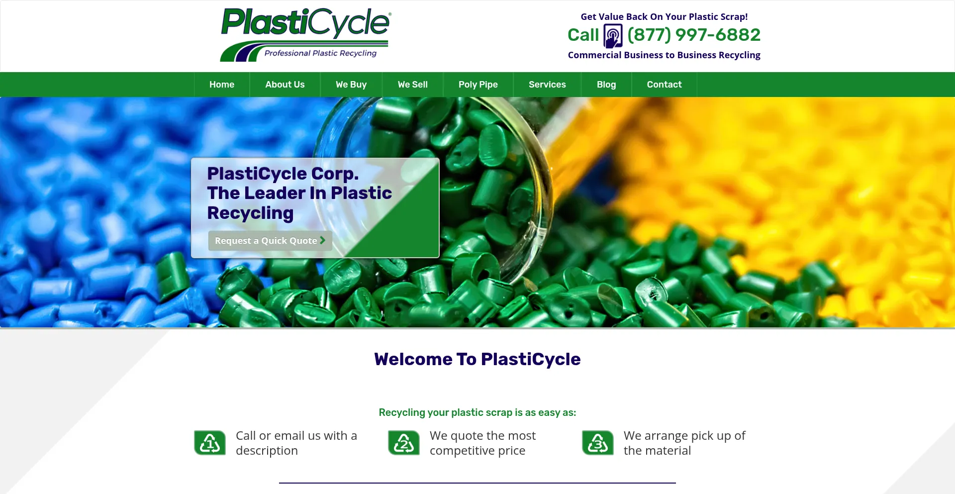 Plasticycle.com Screenshot