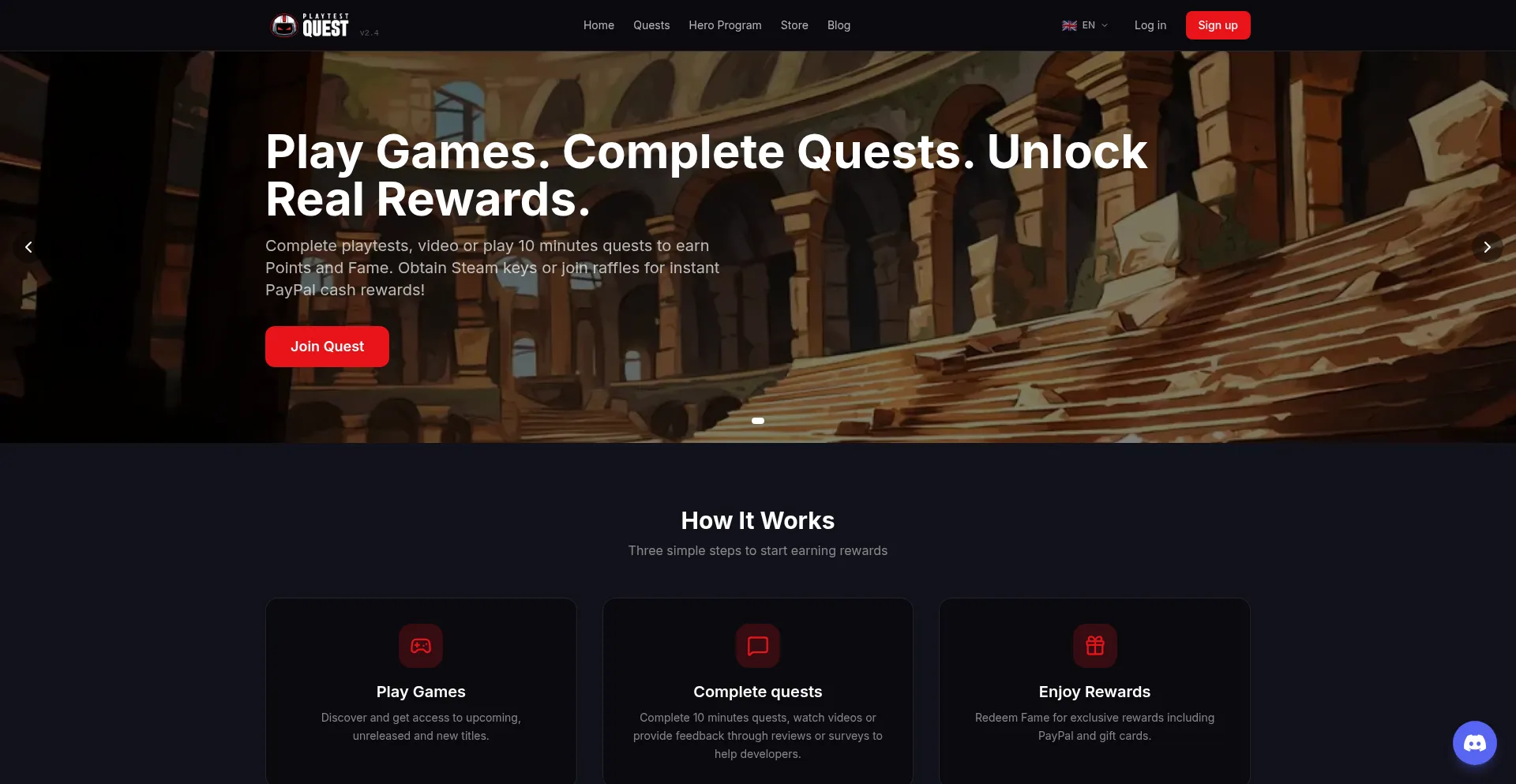 Playtestquest.com