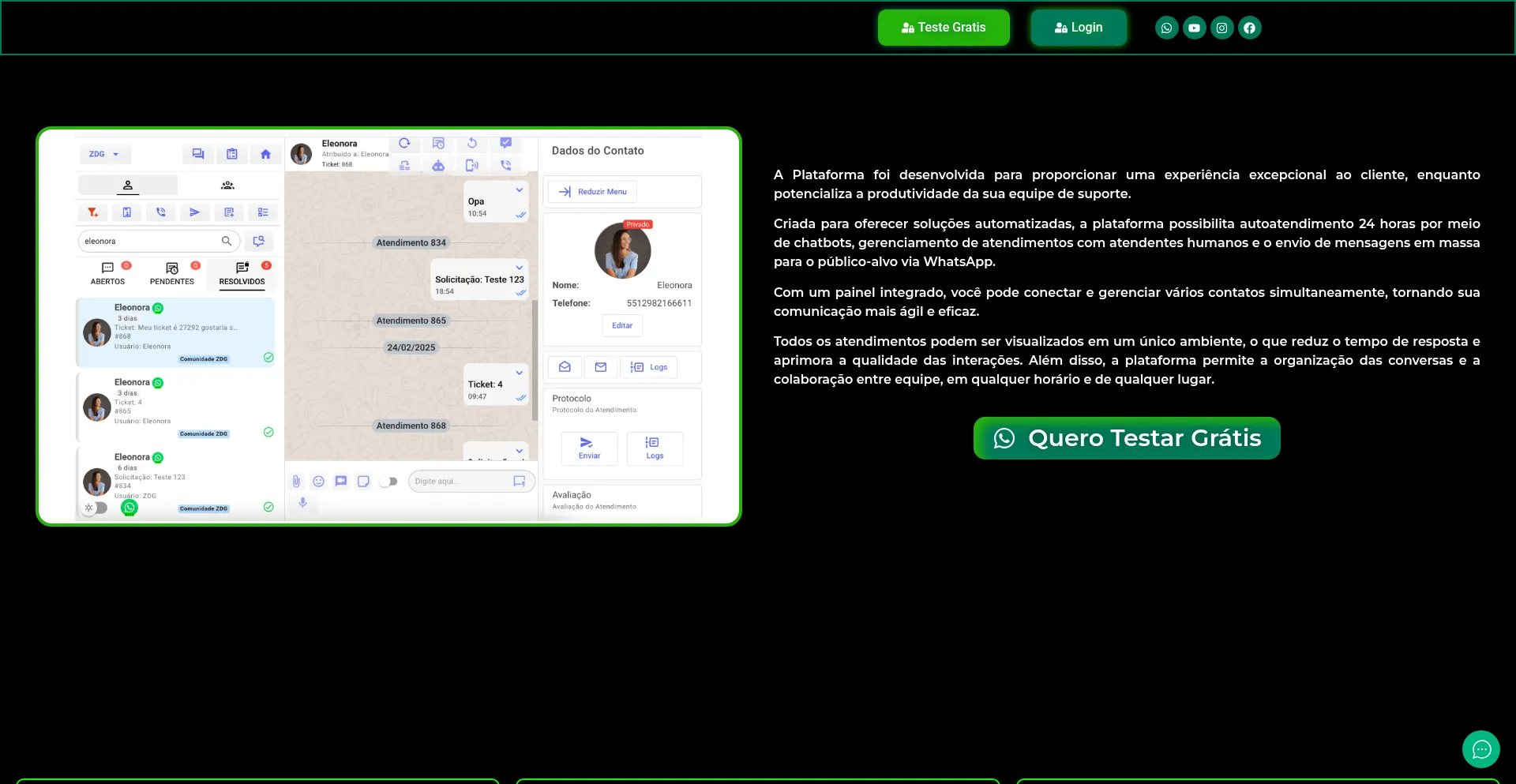 Website screenshot of Plugazapp.com.br