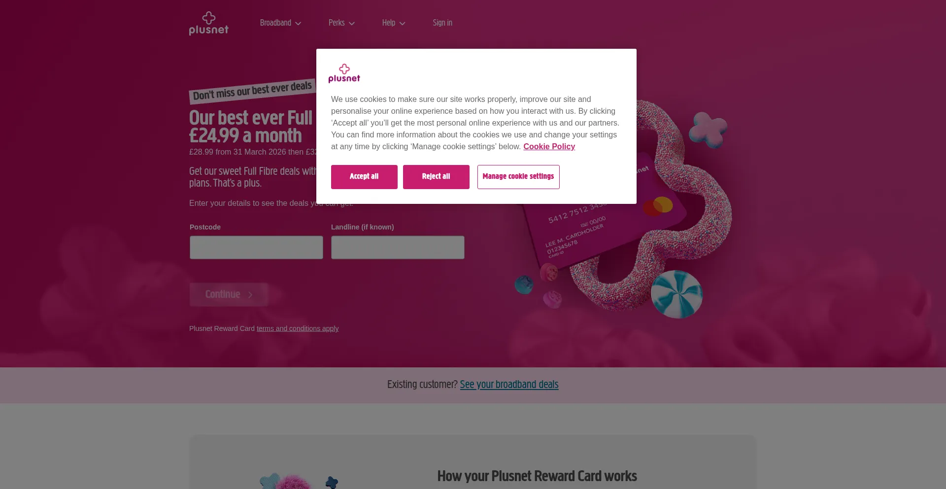 Plus.net Screenshot
