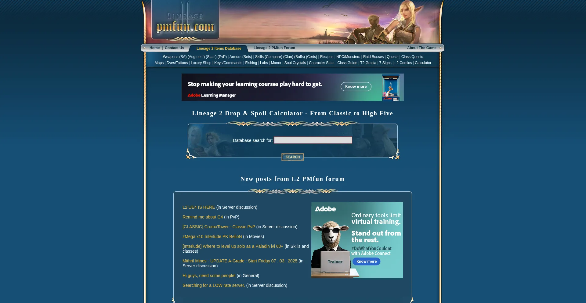 Website screenshot of Pmfun.com