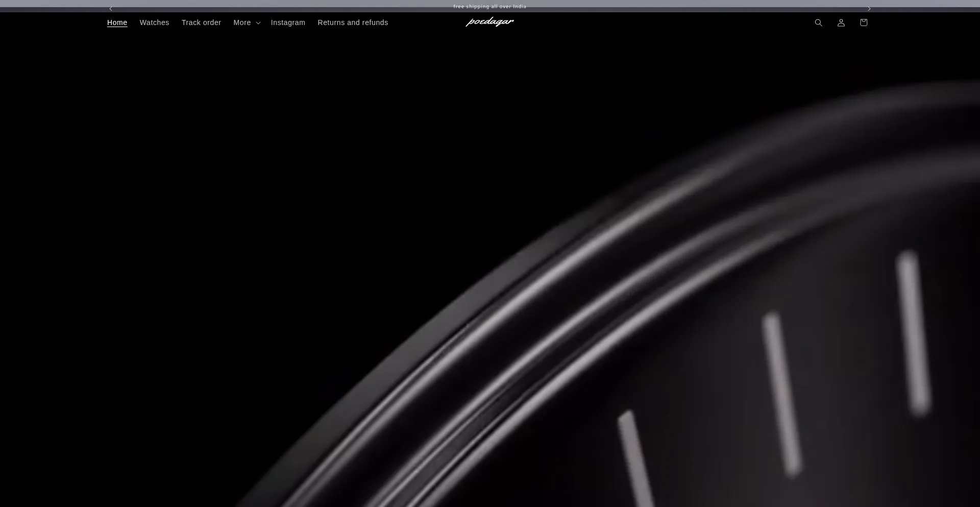 Website screenshot of Poedagar.co.in
