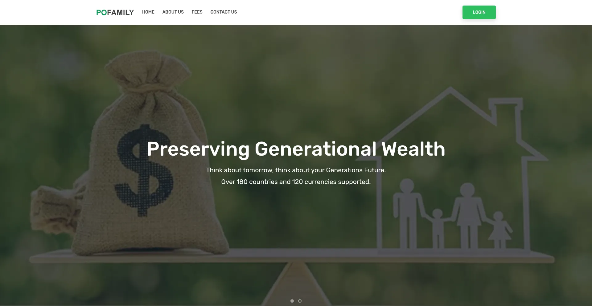 Pofamilytrust.com Screenshot