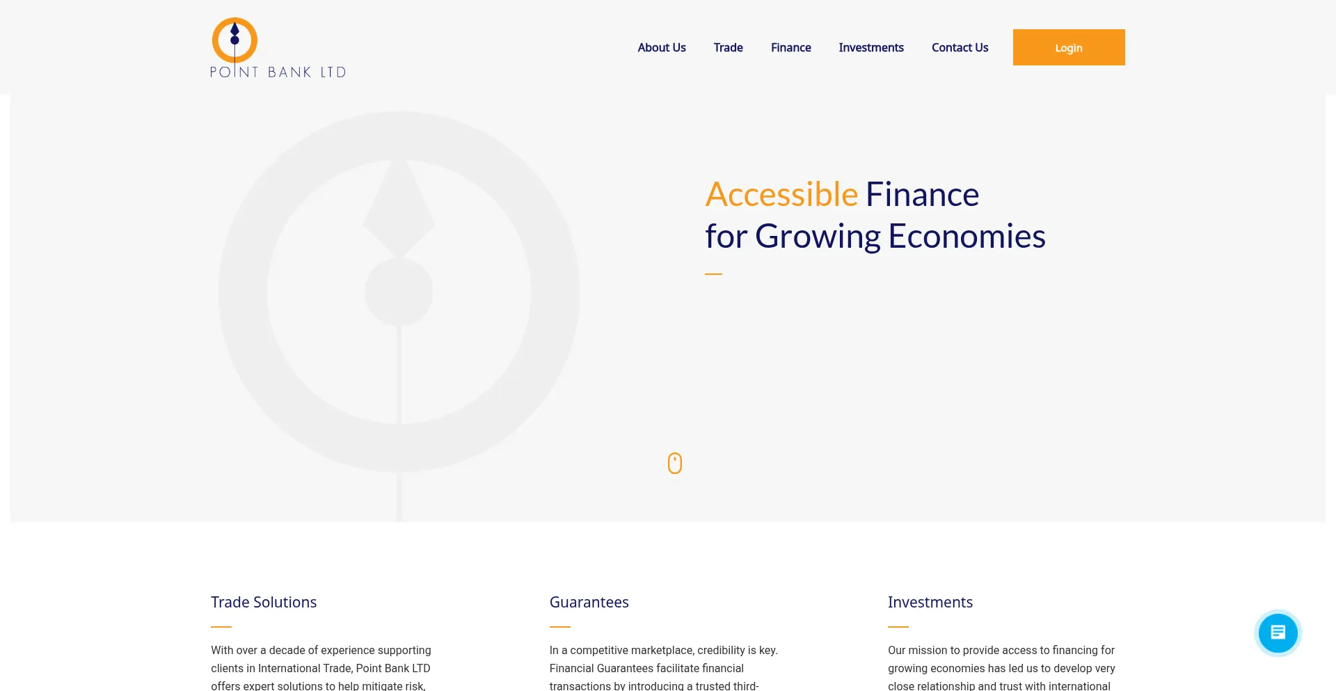 Website screenshot of Point-bank.co.uk