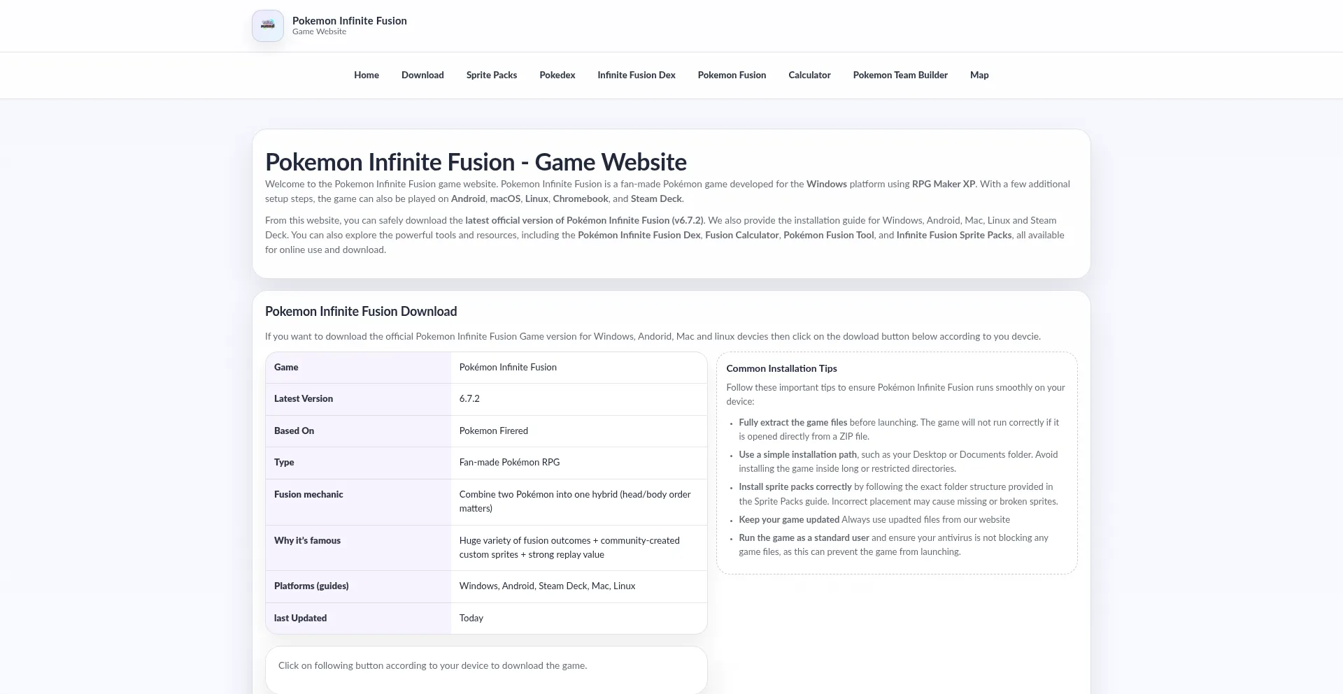 Pokemoninfinitefusion.app