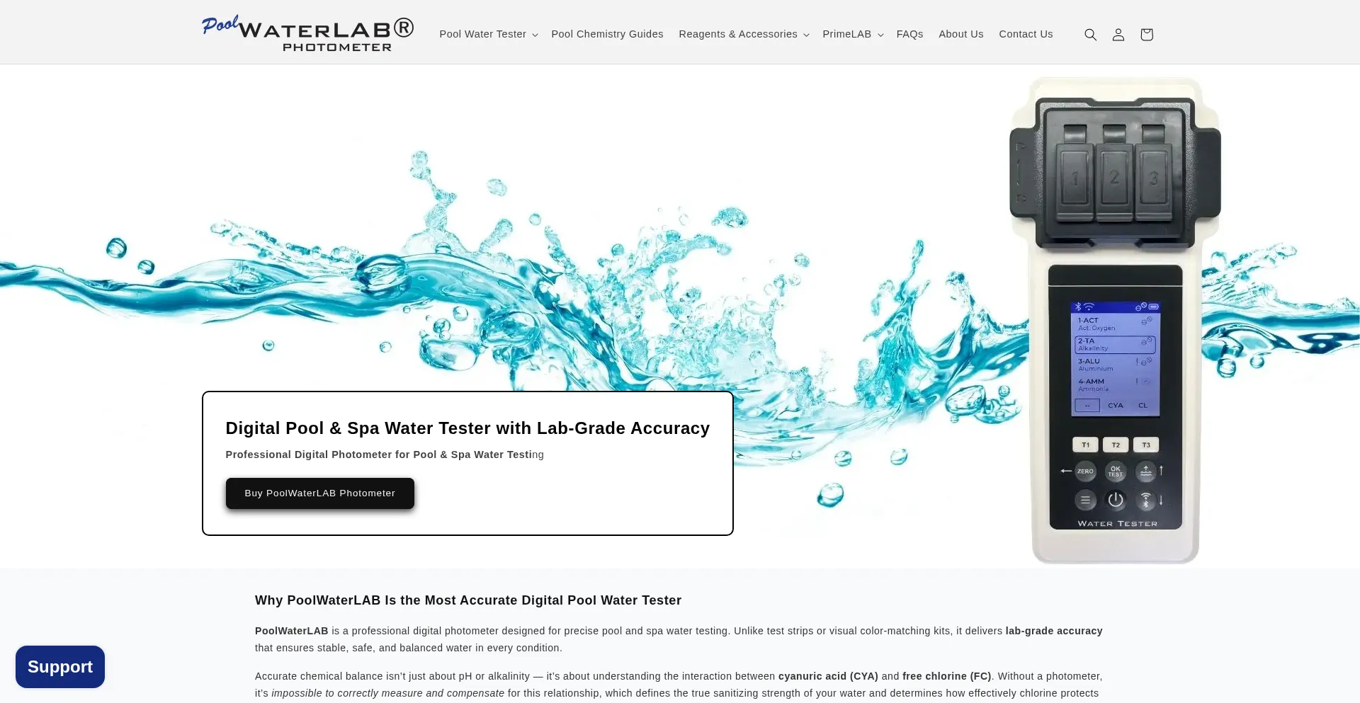 Poolwaterlab.us