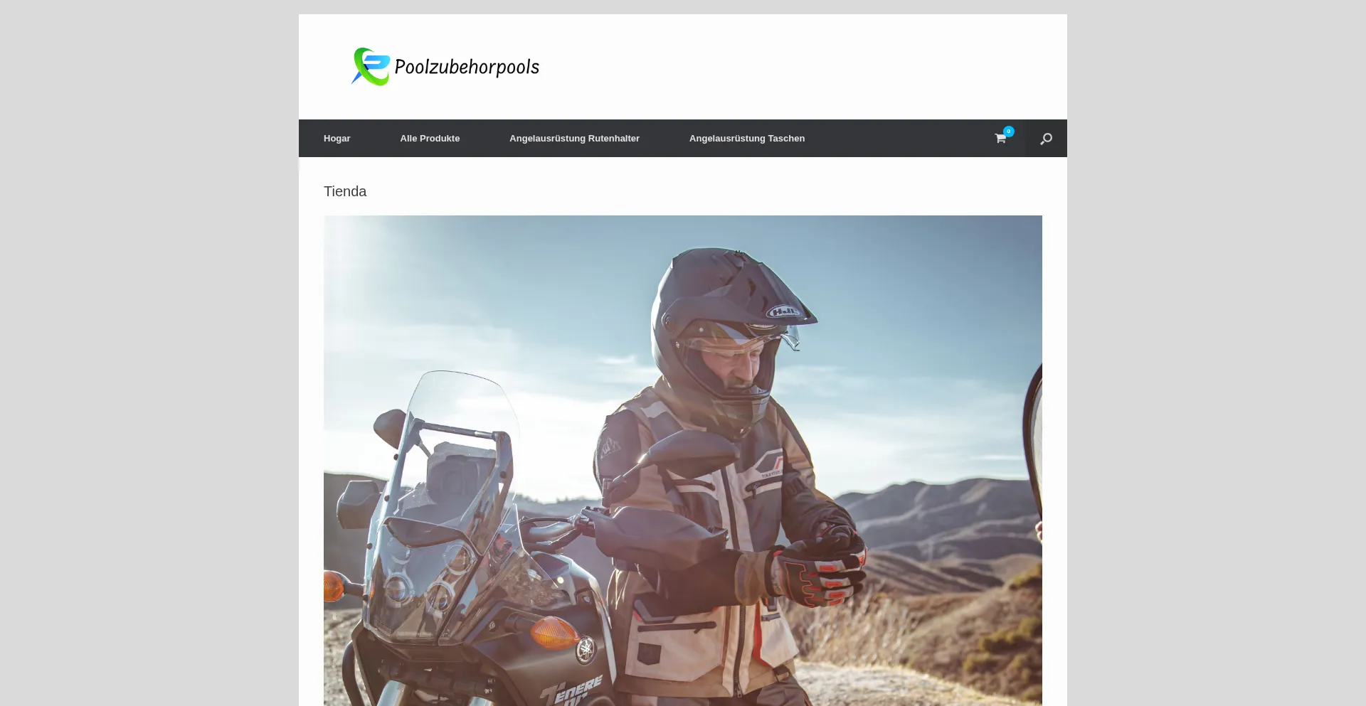 Website screenshot of Poolzubehorpools.com