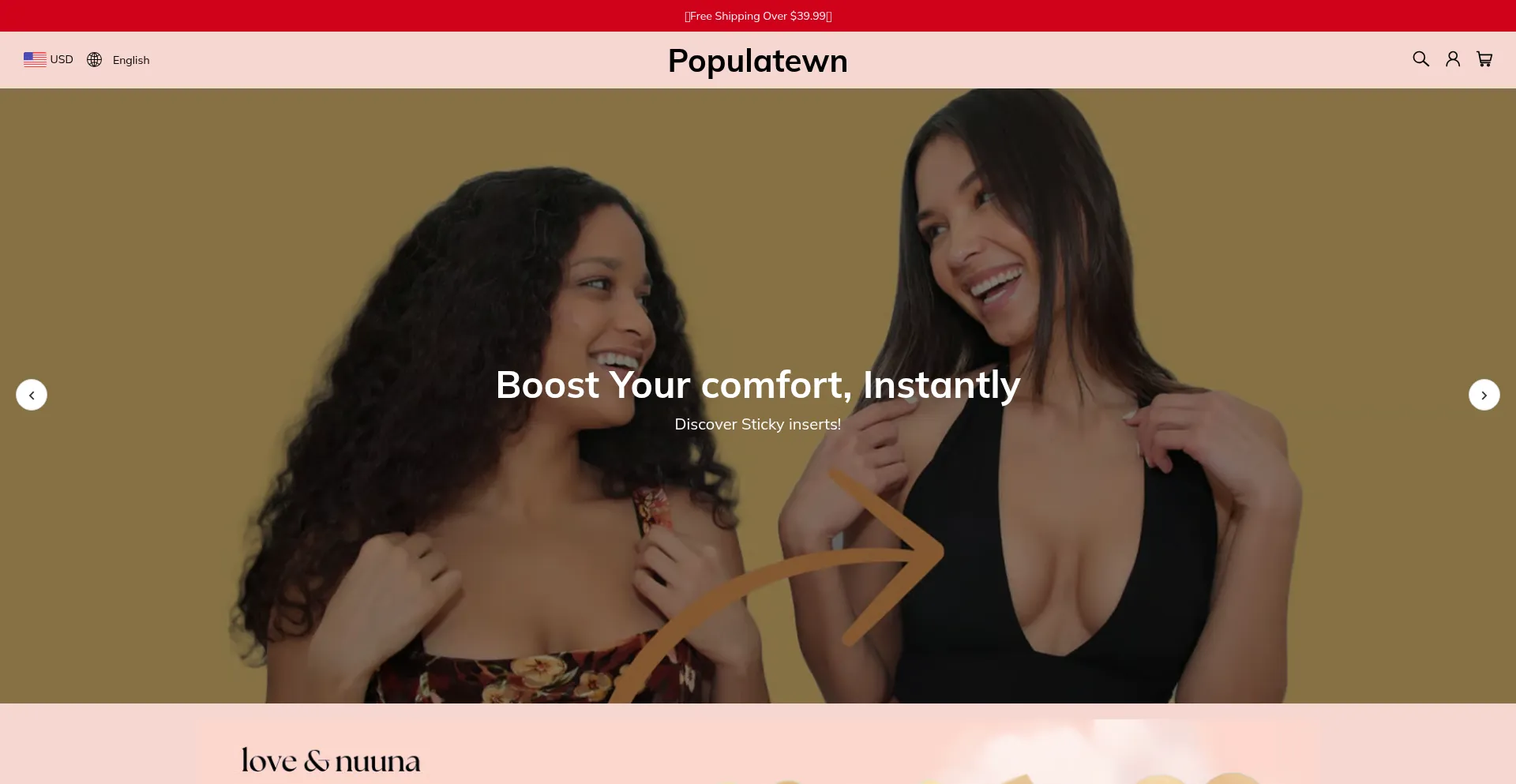 Website screenshot of Populatewn.com