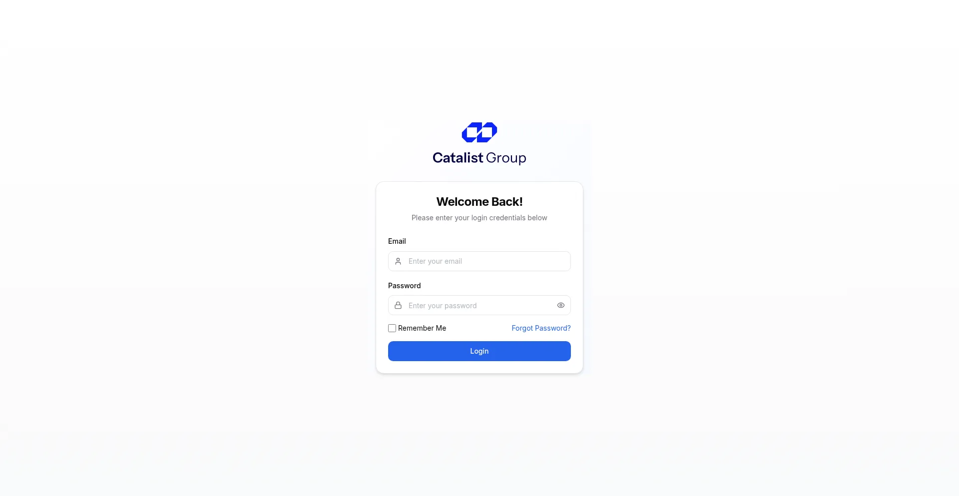 Website screenshot of Portal.catalistgroup.co
