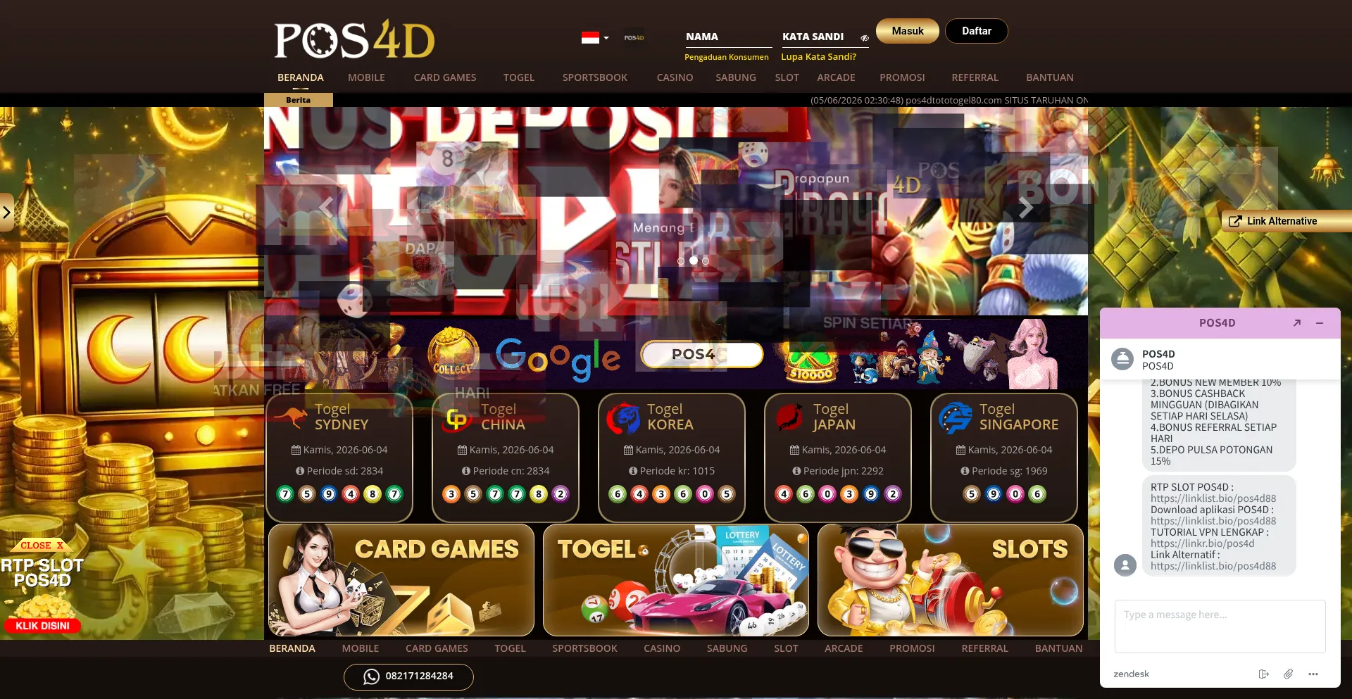 Pos4dtototogel80.com