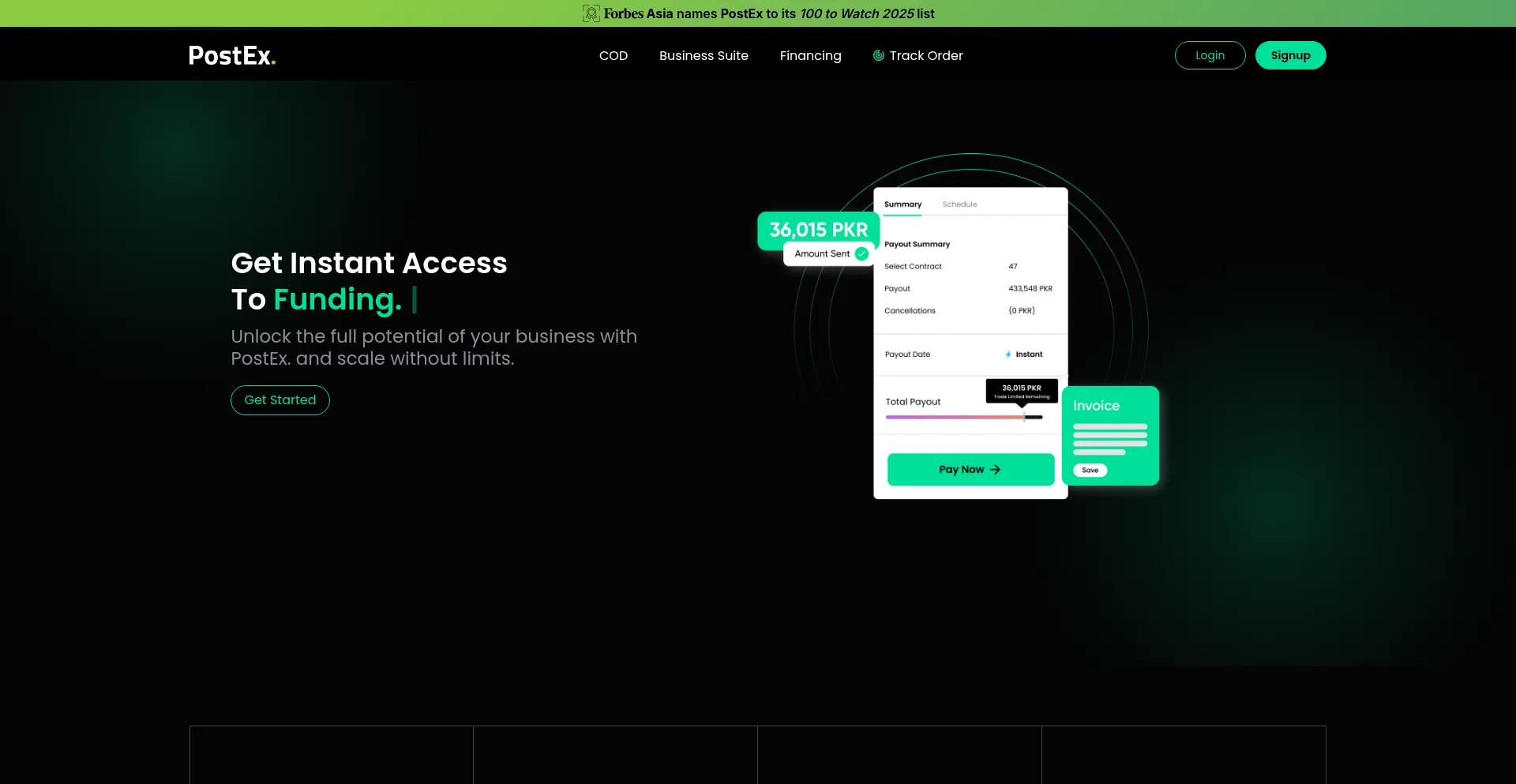 Postex.pk Screenshot