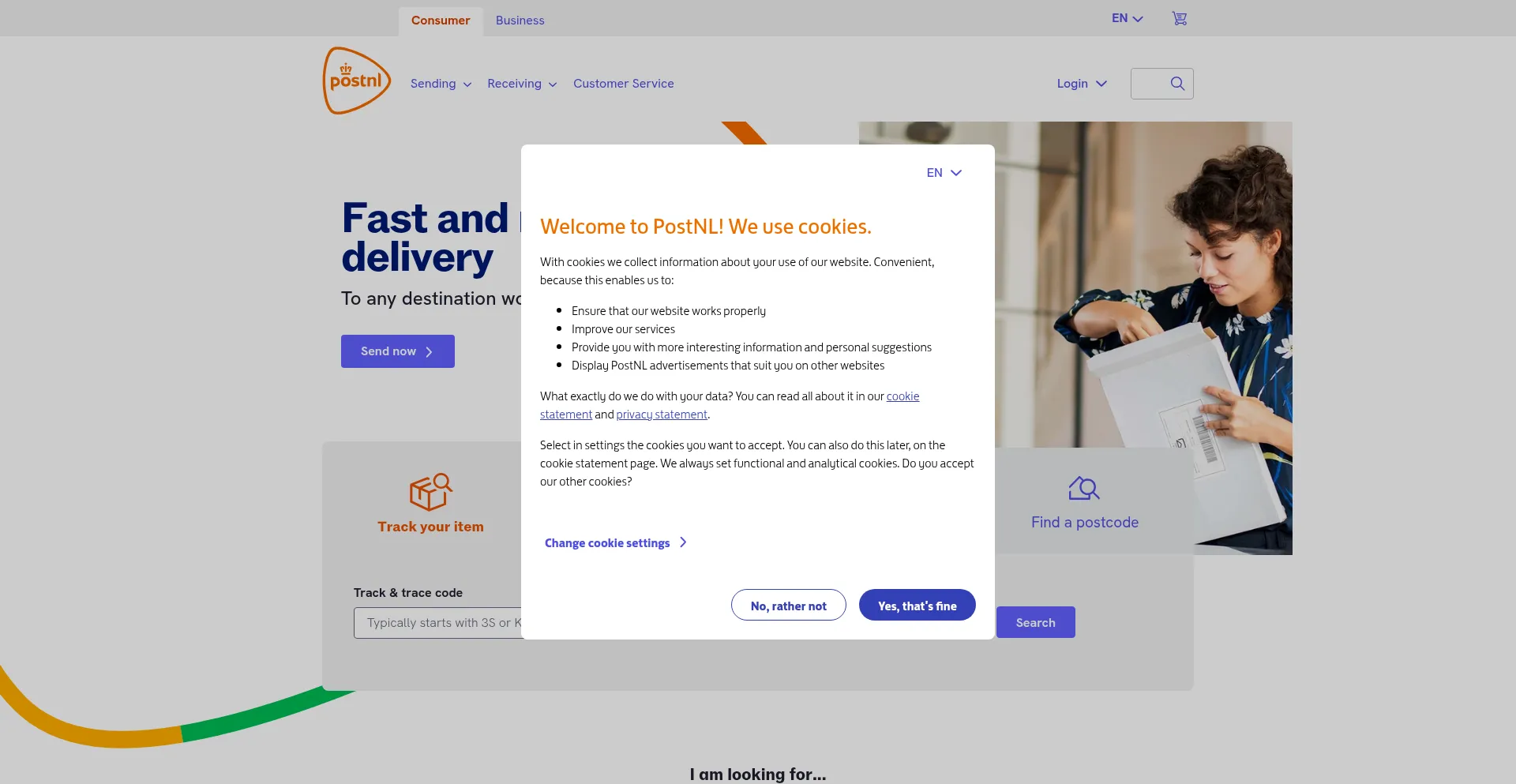 Postnl.com 安全可靠吗？