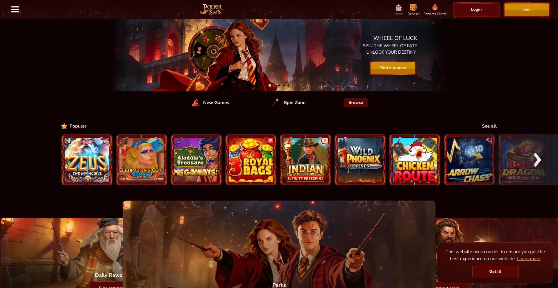 Potterslots.com