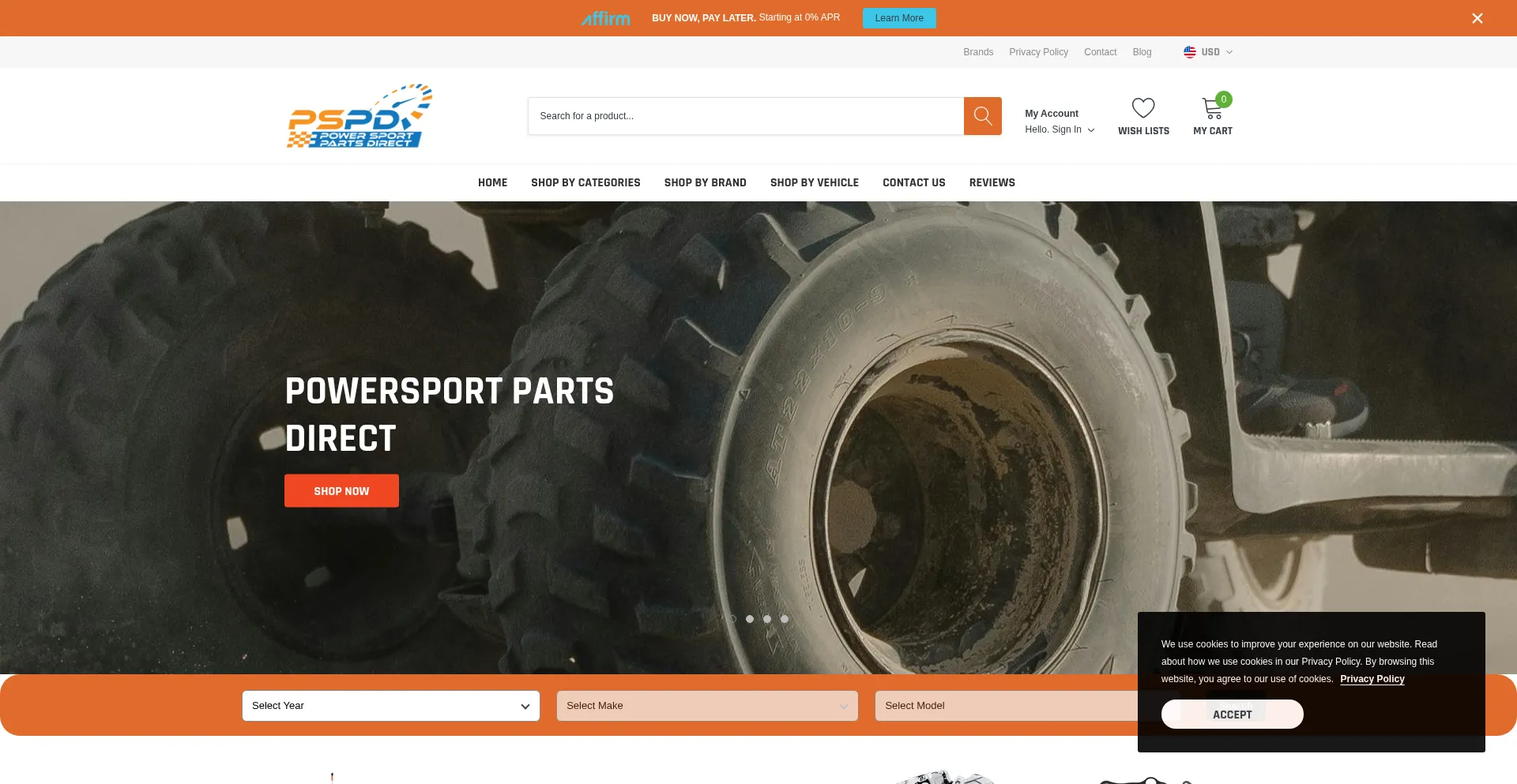 Powersportpartsdirect.com 安全可靠吗？
