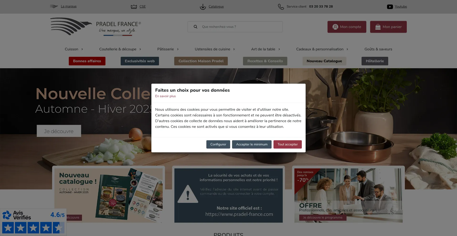 Pradel-france.com Screenshot