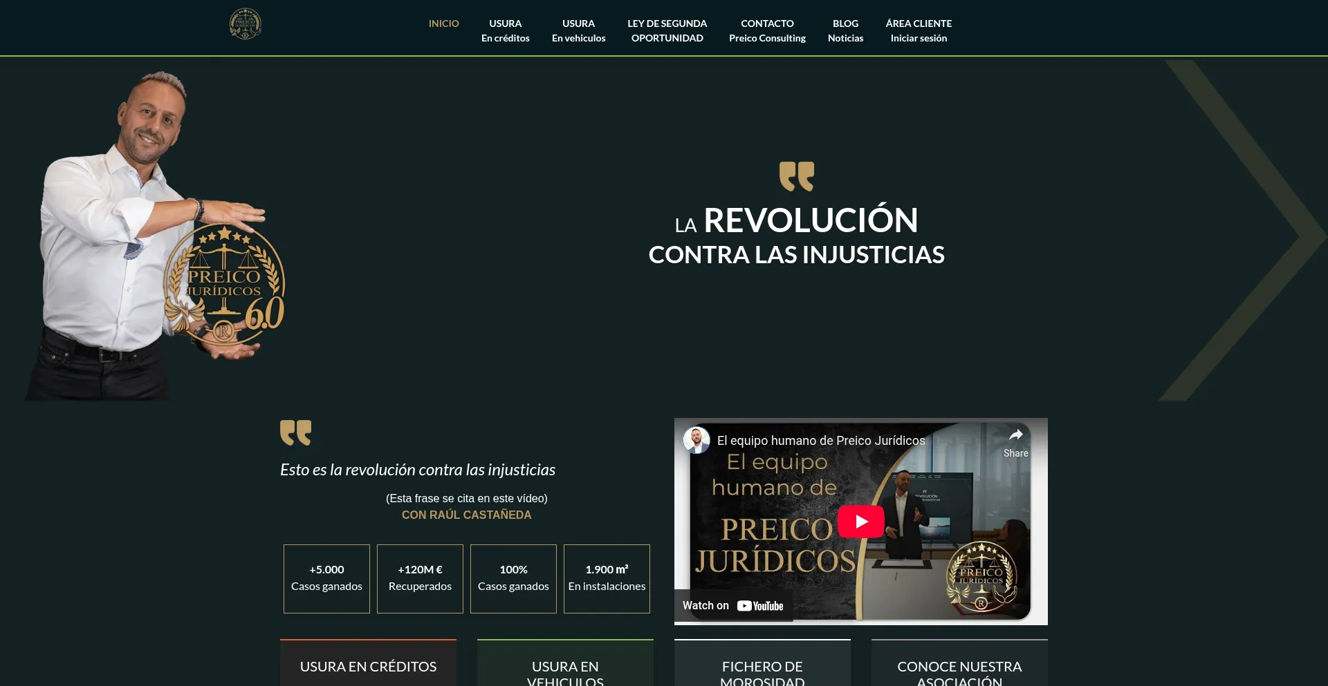 Preicojuridicos.com Screenshot