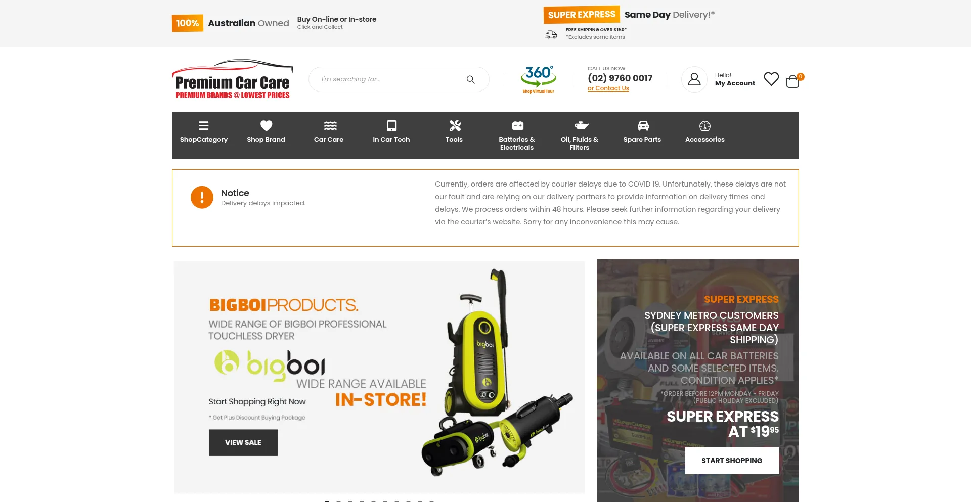 Premiumcarcare.com.au Screenshot