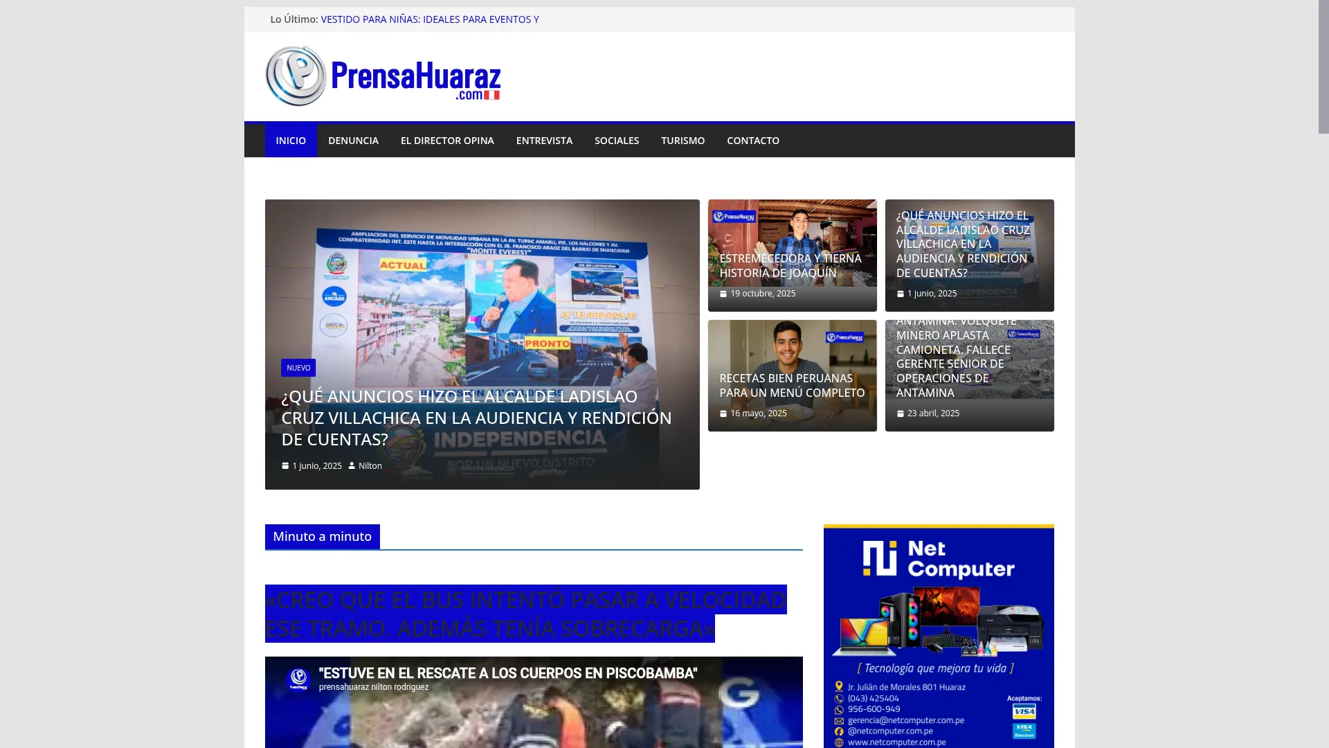 Prensahuaraz.com