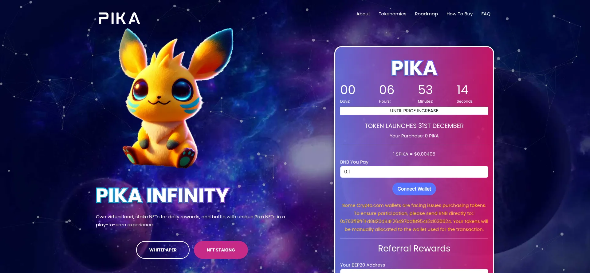 Presale.pikainfinity.com