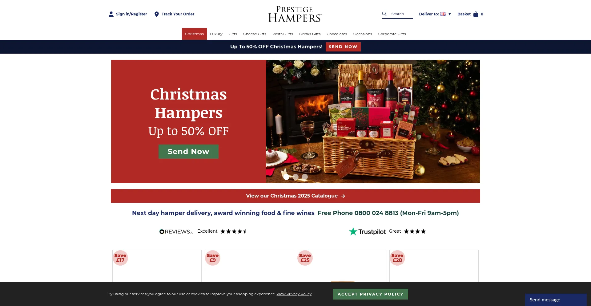 Prestigehampers.co.uk