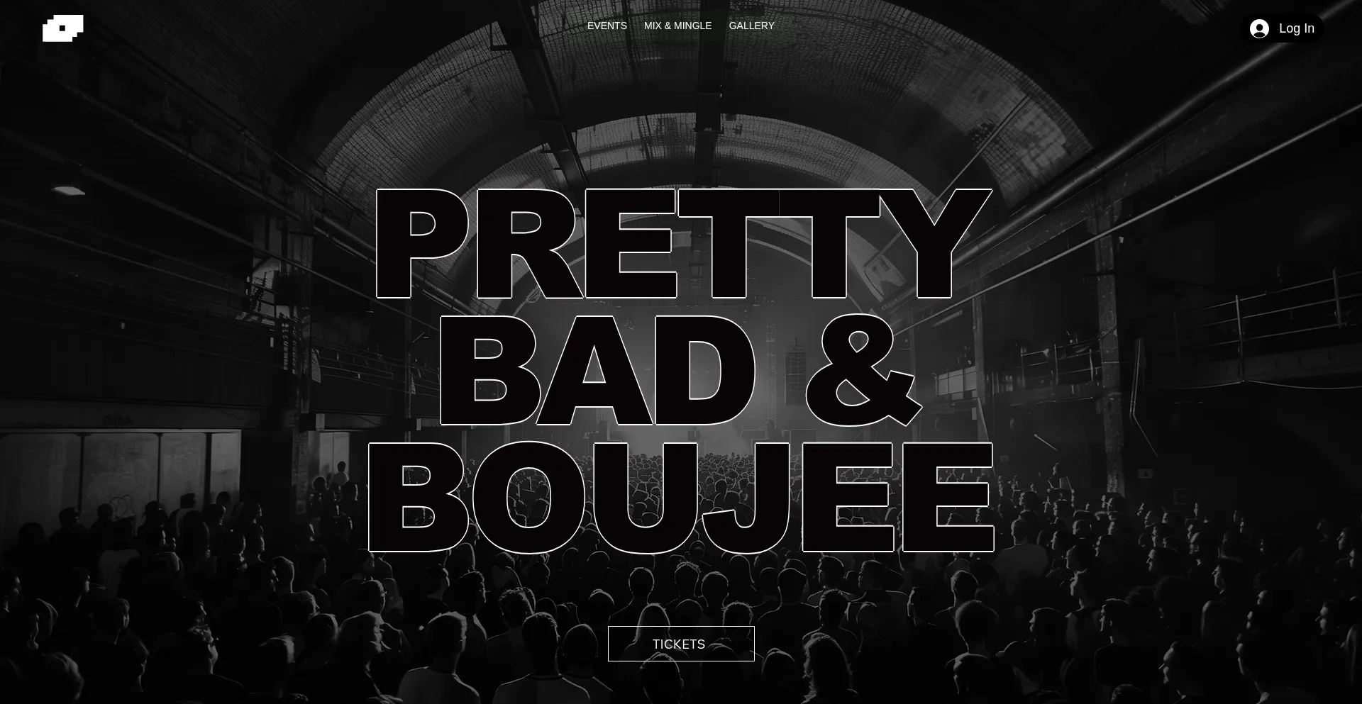 Website screenshot of Prettybadboujee.com