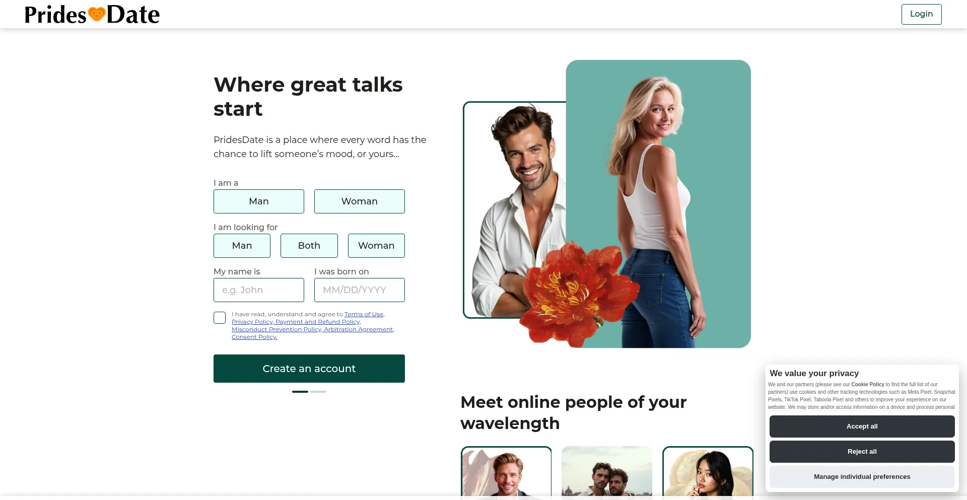 Pridesdate.com