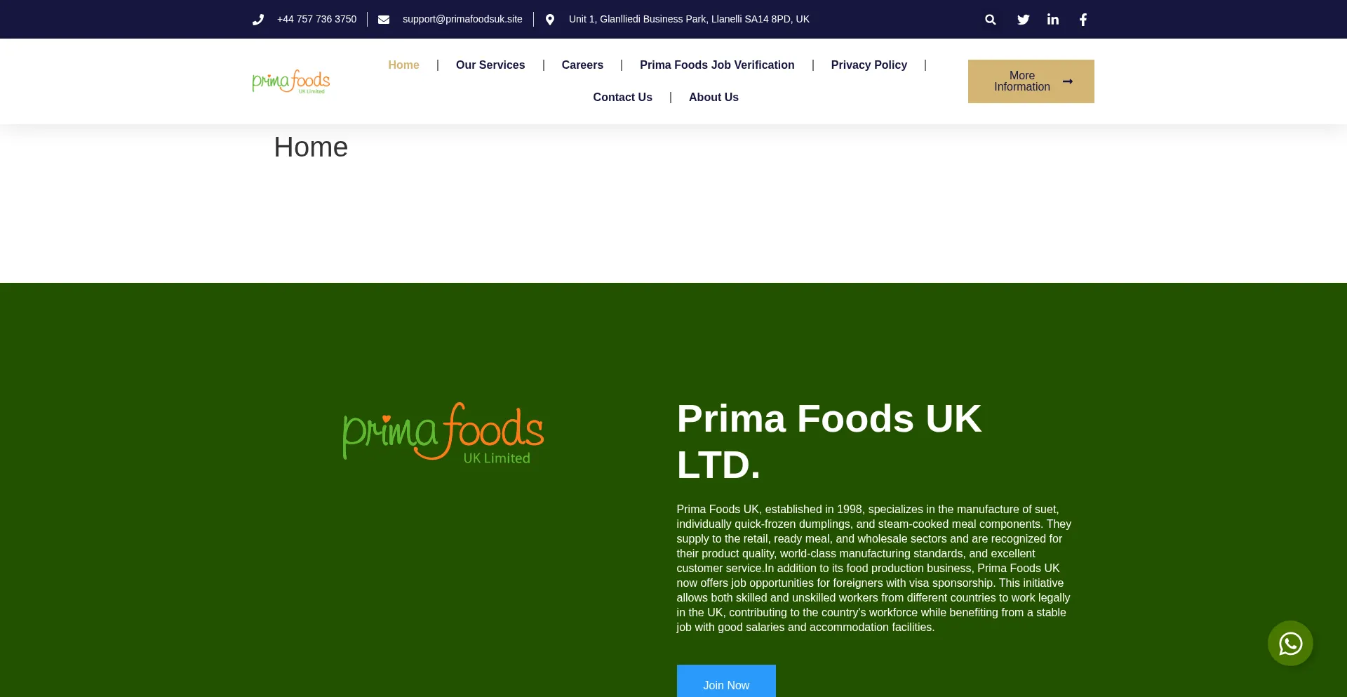 Primafoodsuk.site 安全可靠吗？
