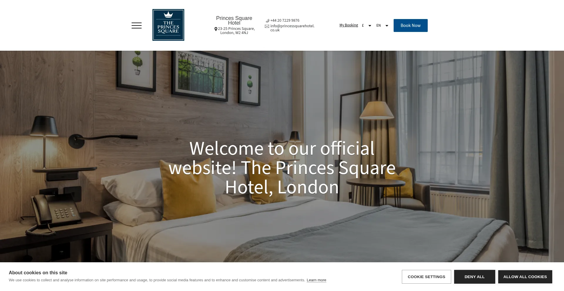 Princessquarehotel.co.uk