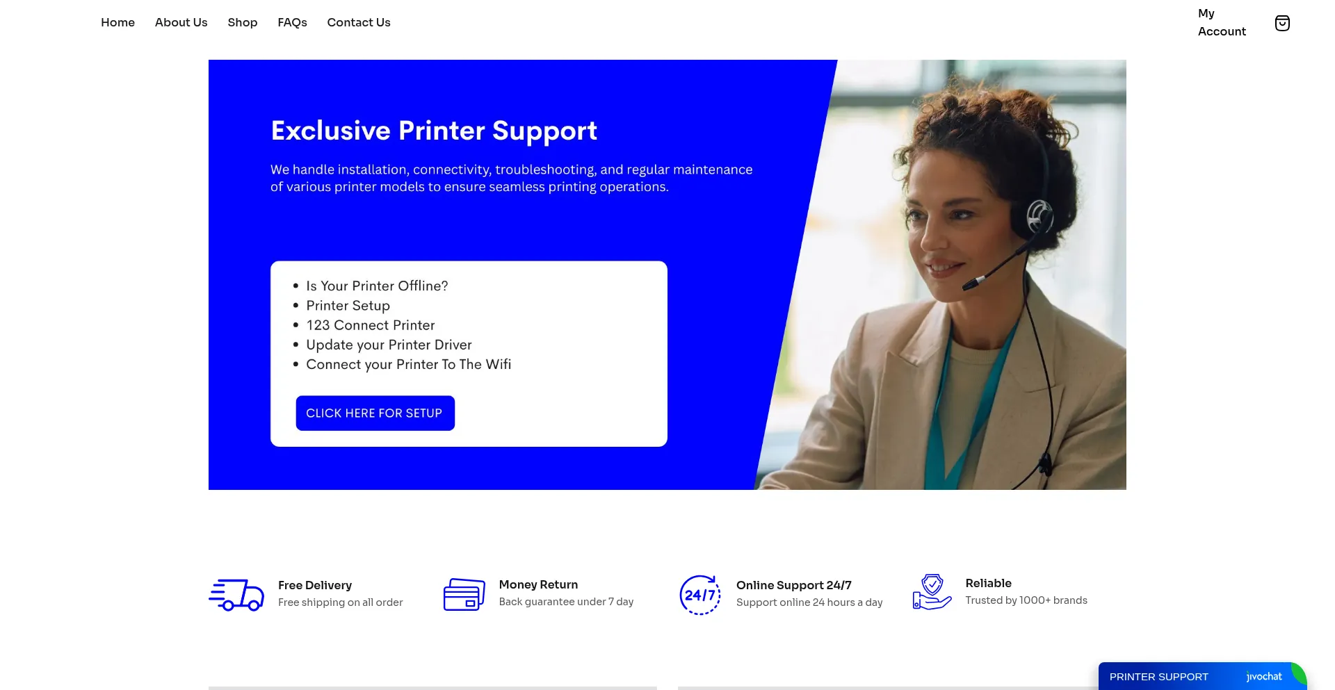 Website screenshot of Printsmania.com