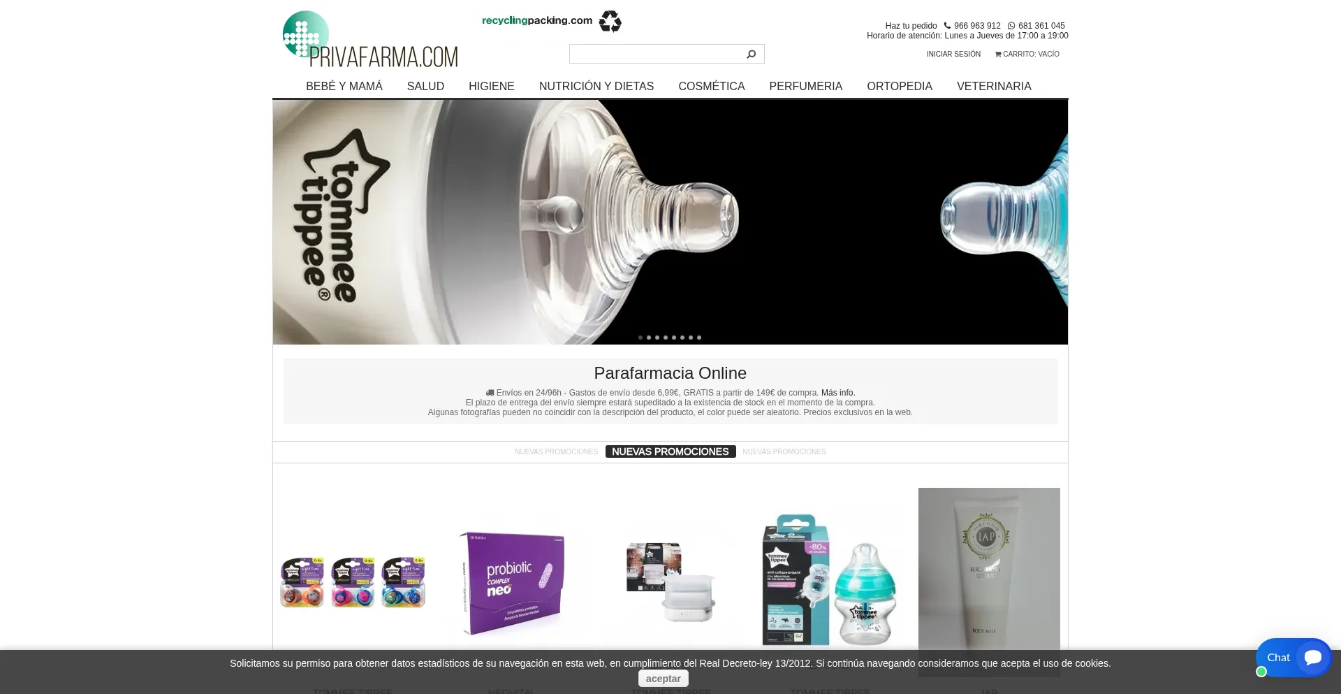 Privafarma.com Screenshot
