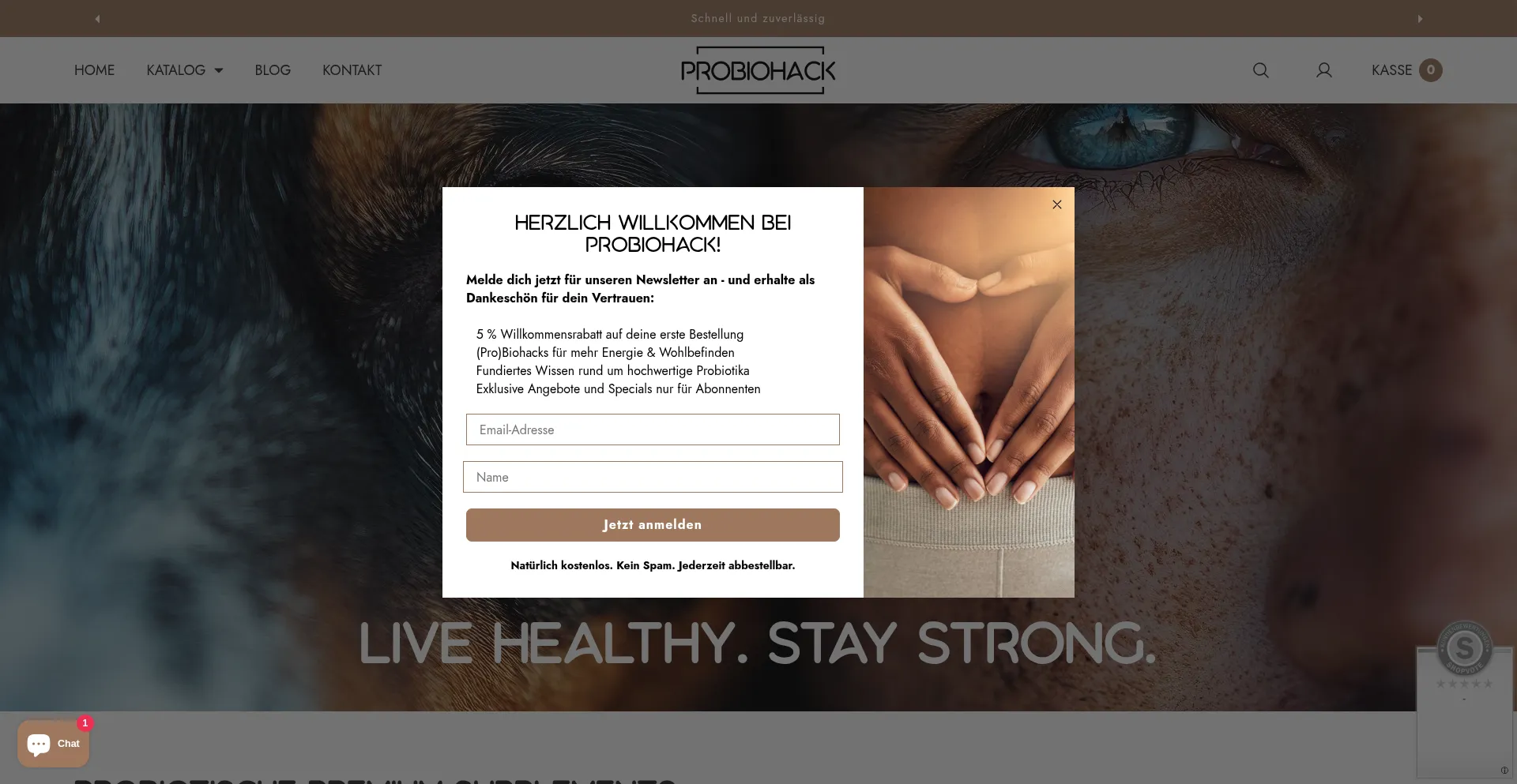 Probiohack.de Screenshot