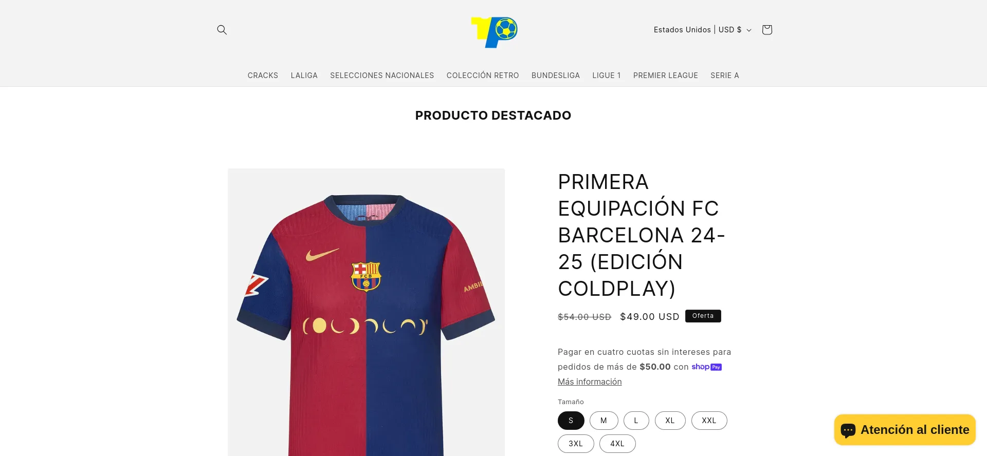 Website screenshot of Procamis.es