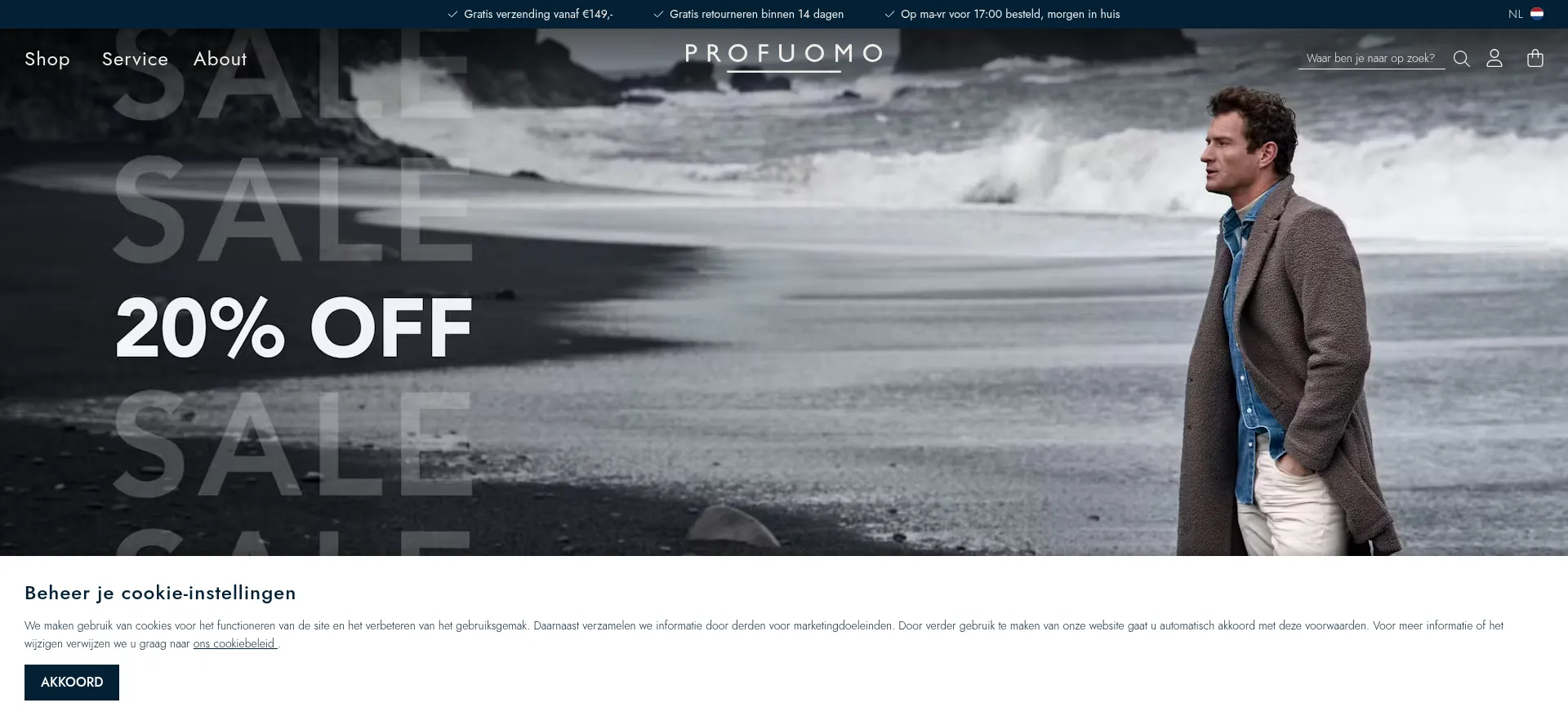 Profuomo.com Screenshot