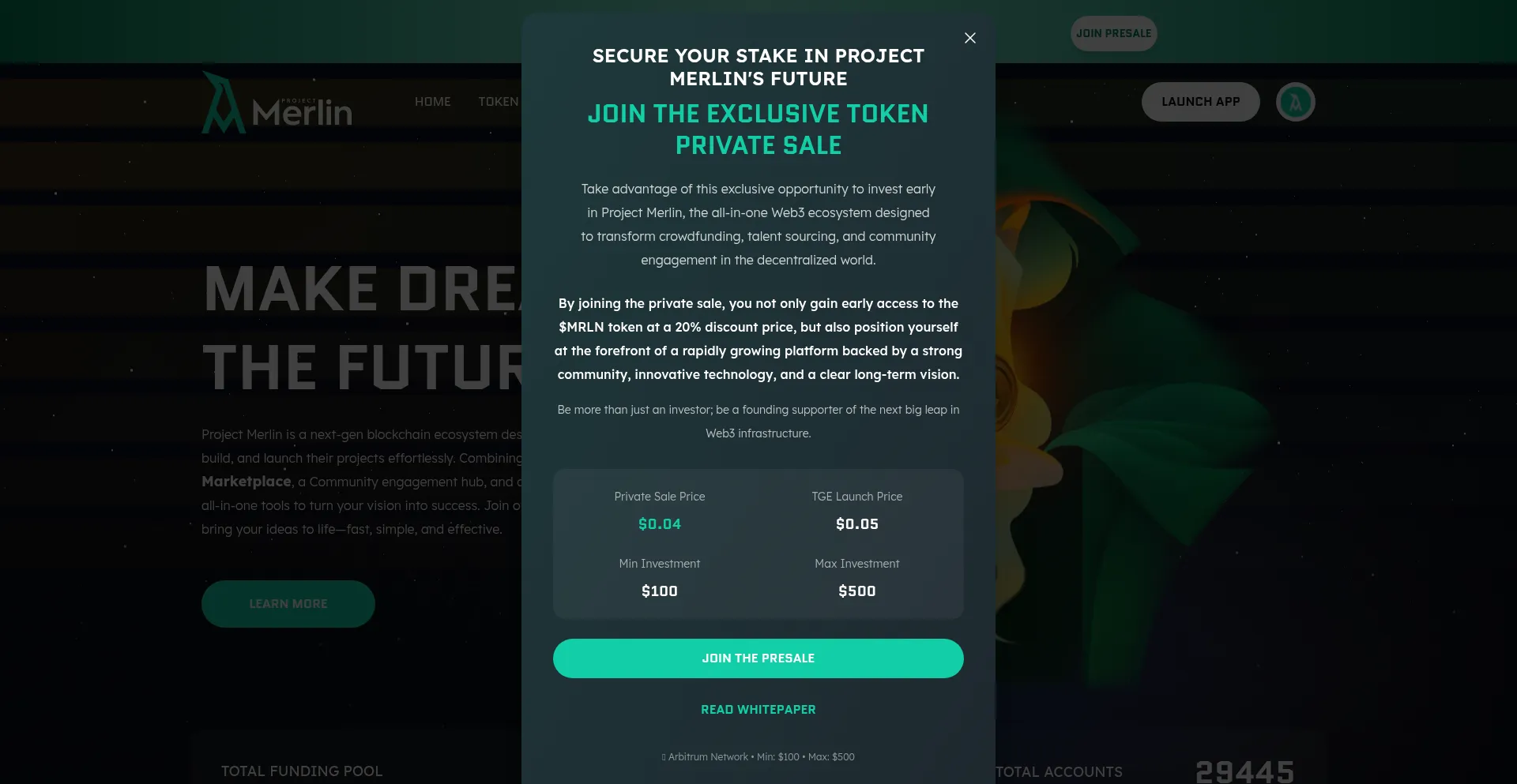 Projectmerlin.io 安全可靠吗？