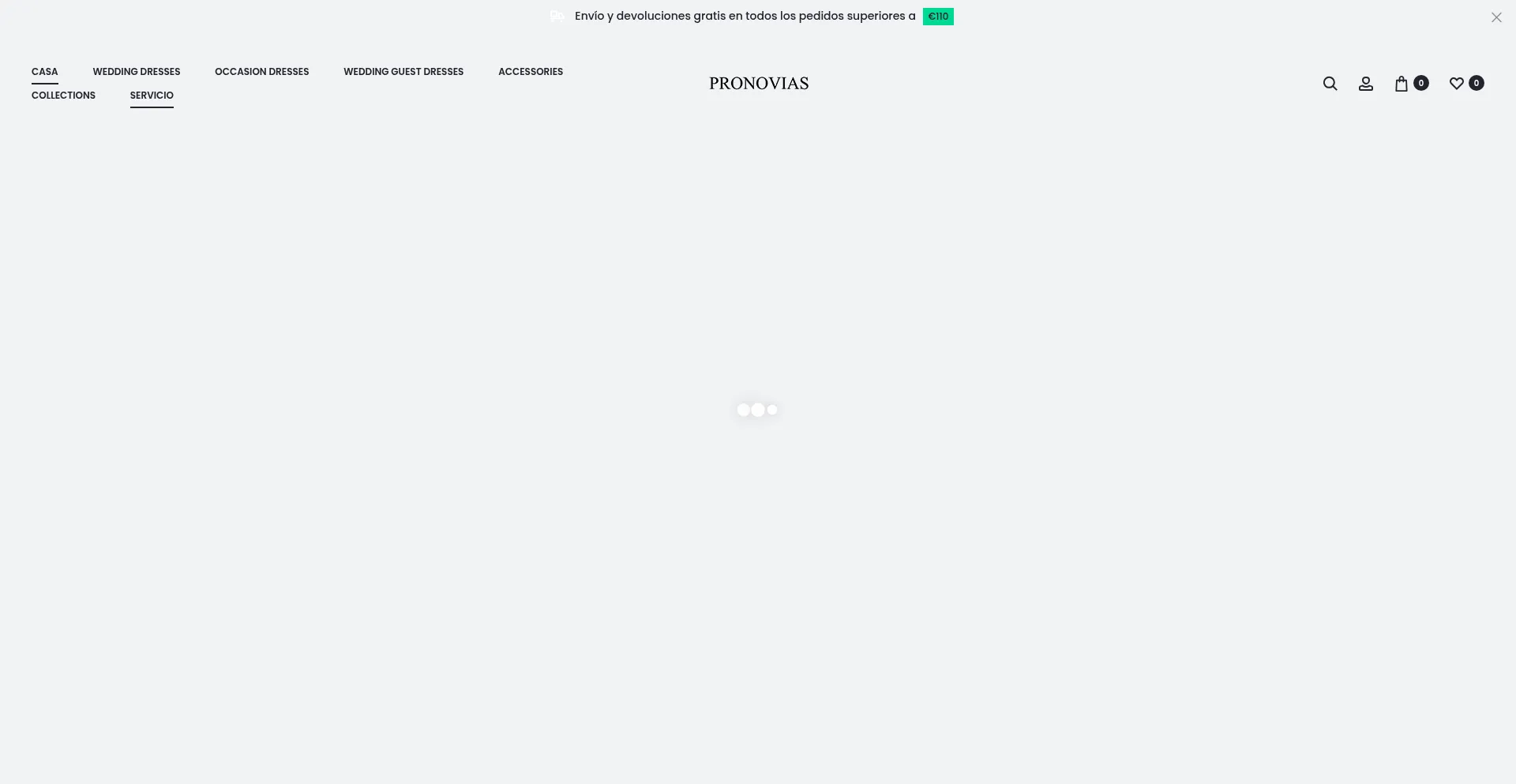 Website screenshot of Pronoviasespana.es