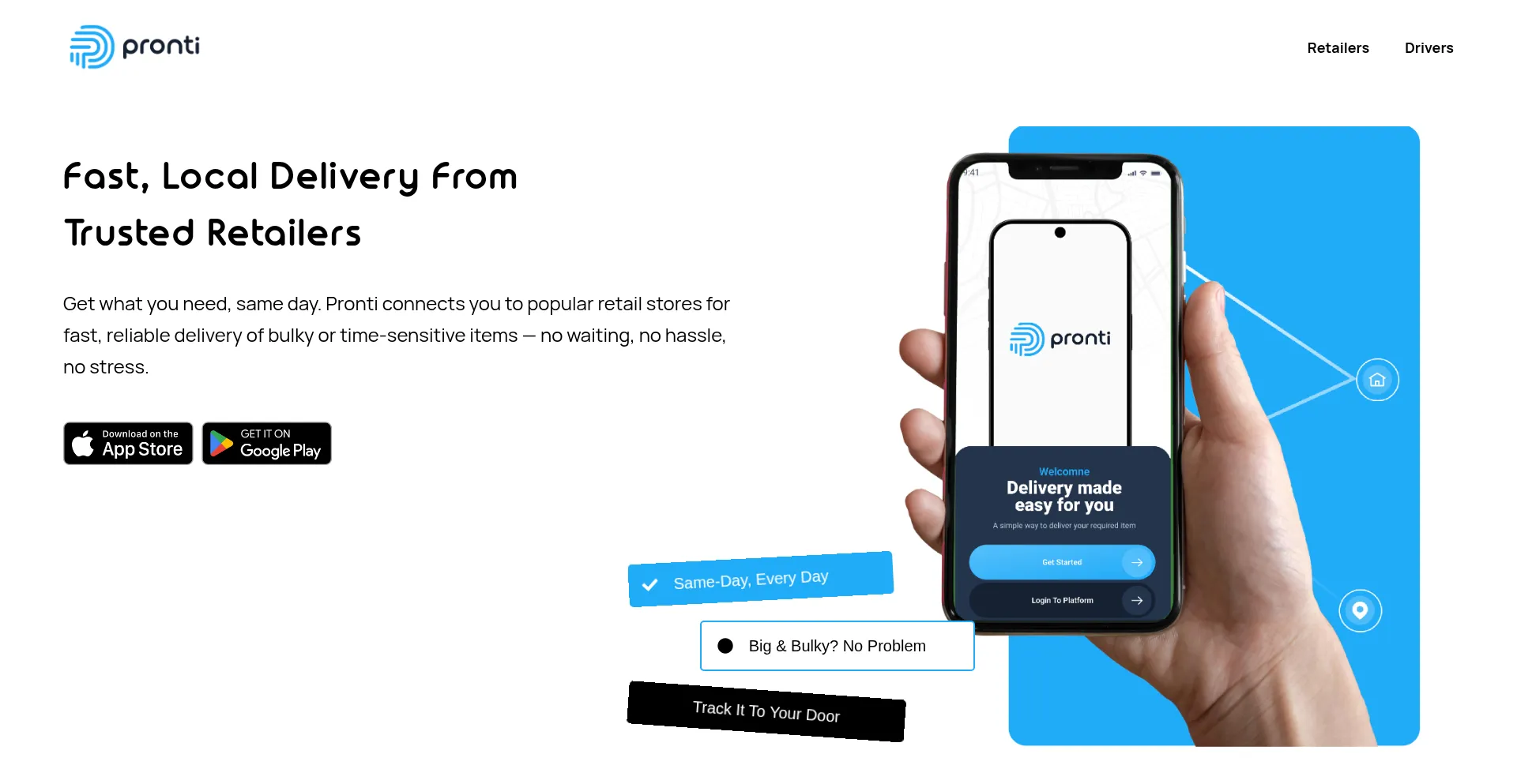 Prontiapp.com.au Screenshot