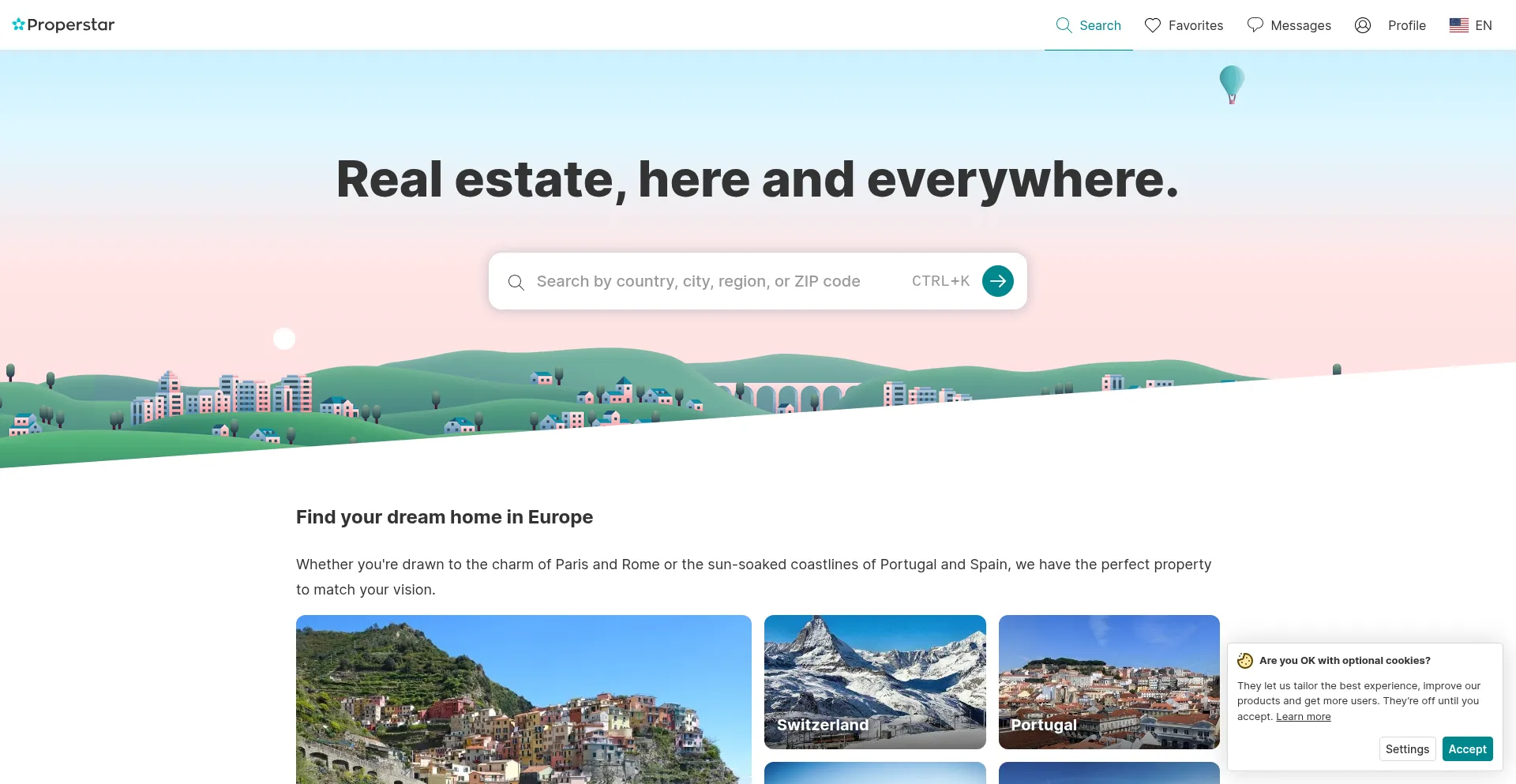 Properstar.com Screenshot