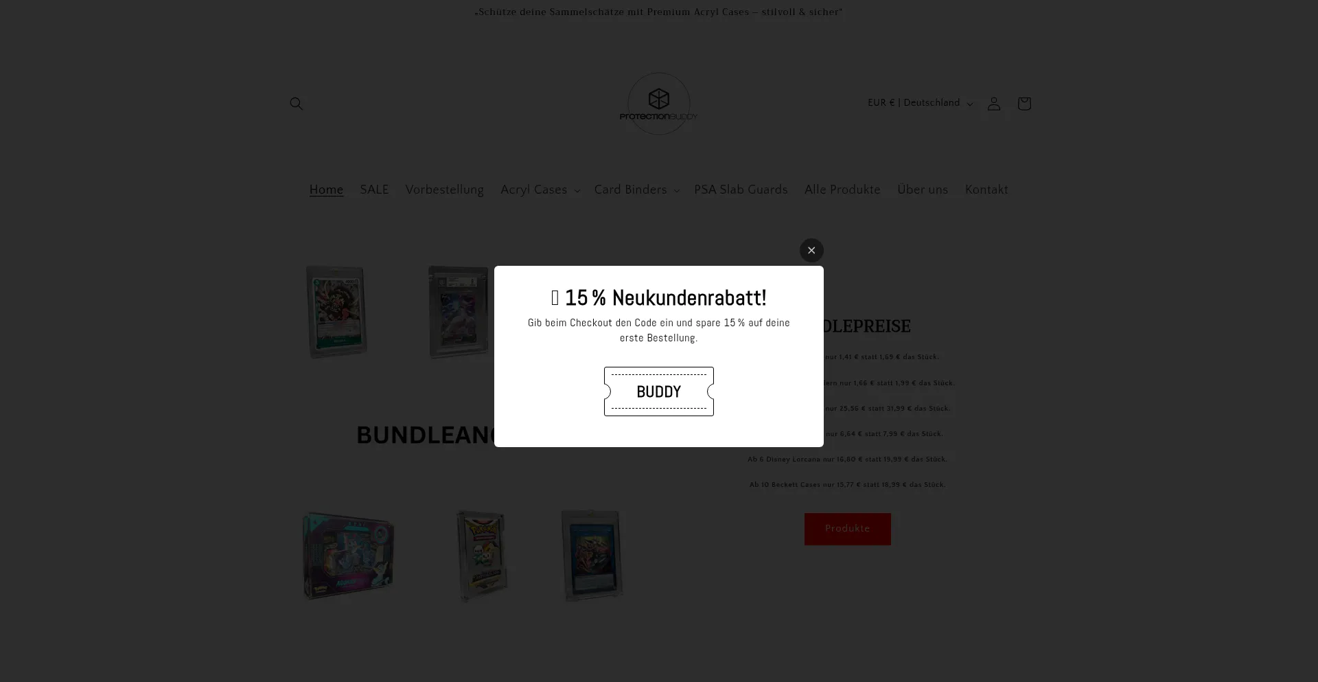 Protectionbuddy.de Screenshot