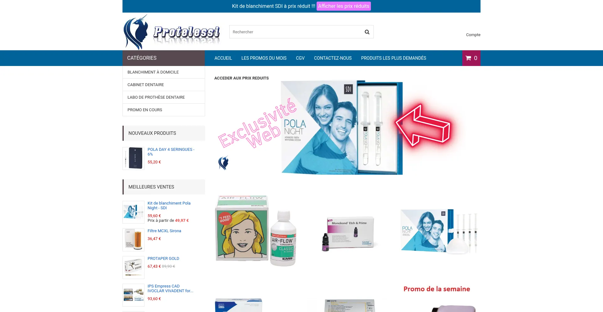 Protelessi.fr Screenshot