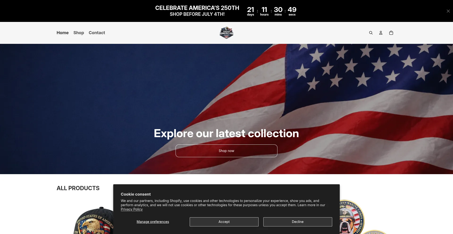 Proudamericanshop.com