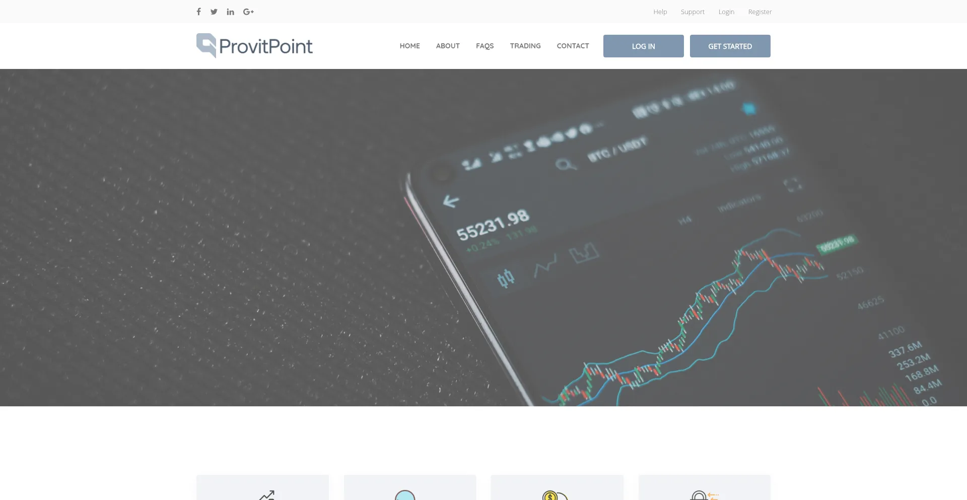 Website screenshot of Provitspoint.com