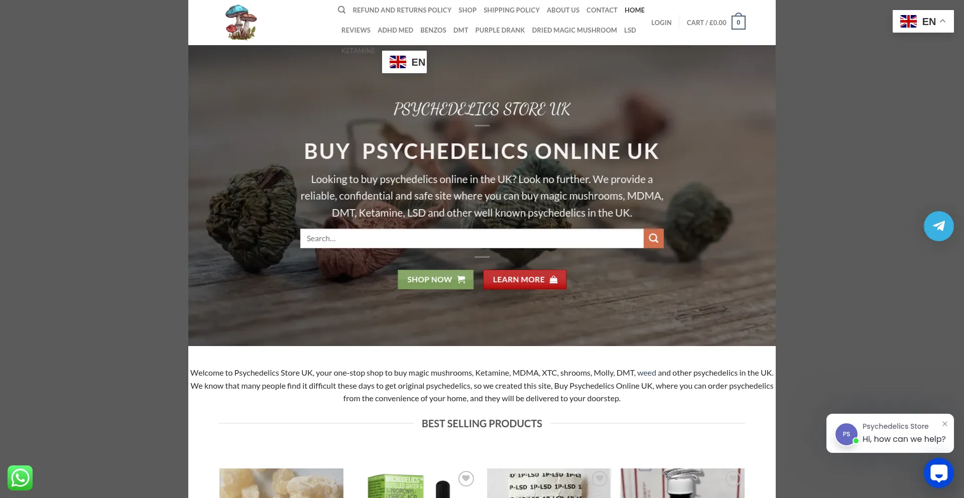 Psychedelicsstore.uk