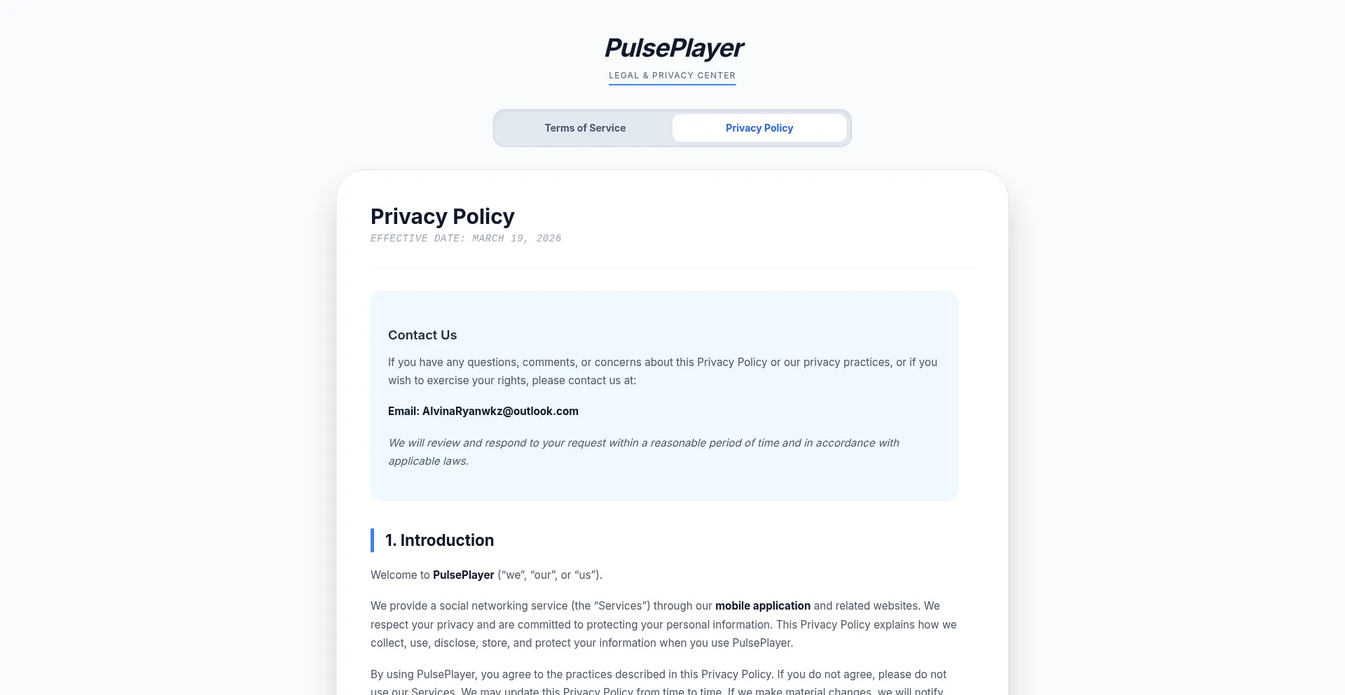 Pulseplayer.xyz