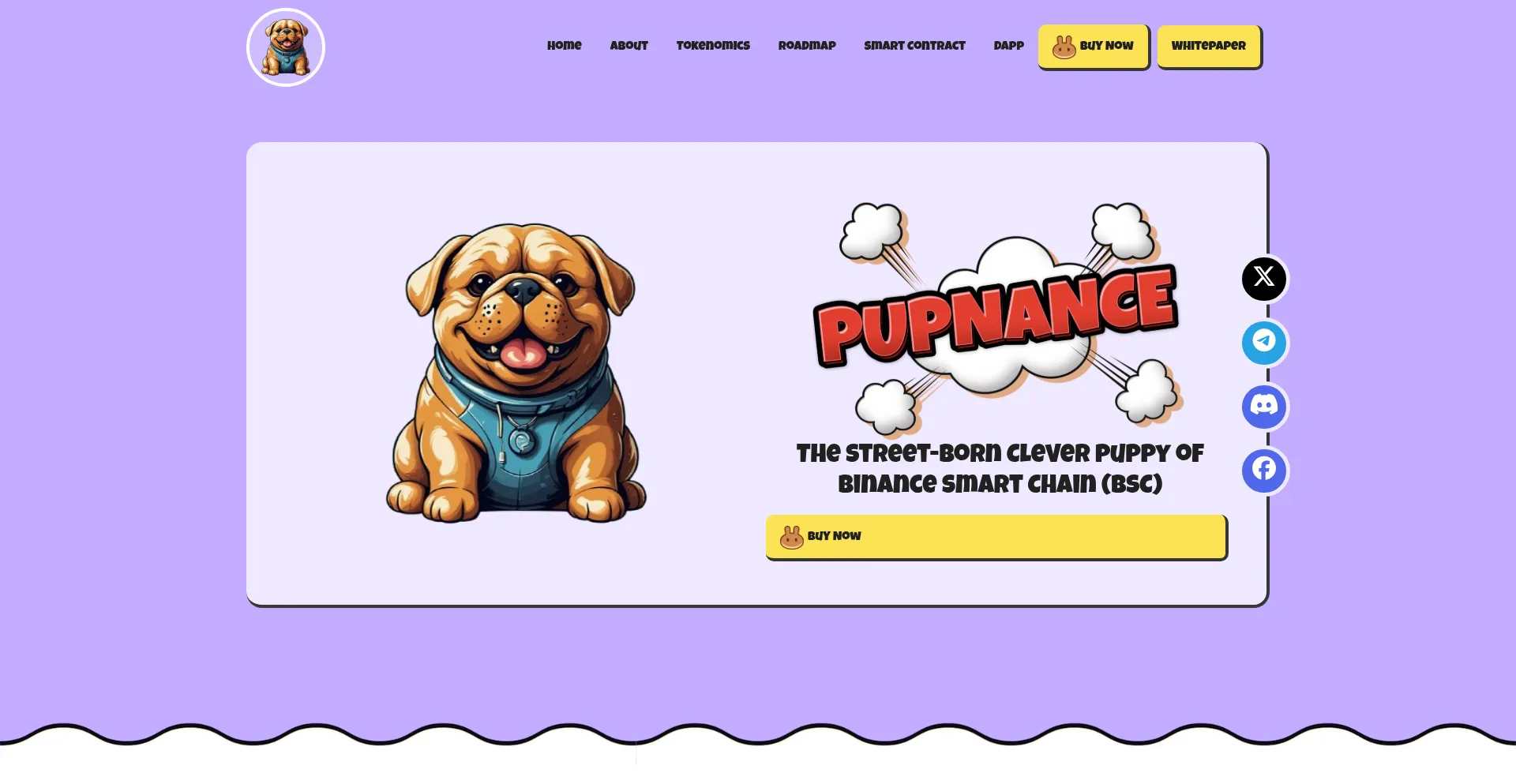 Pupnance.com Screenshot