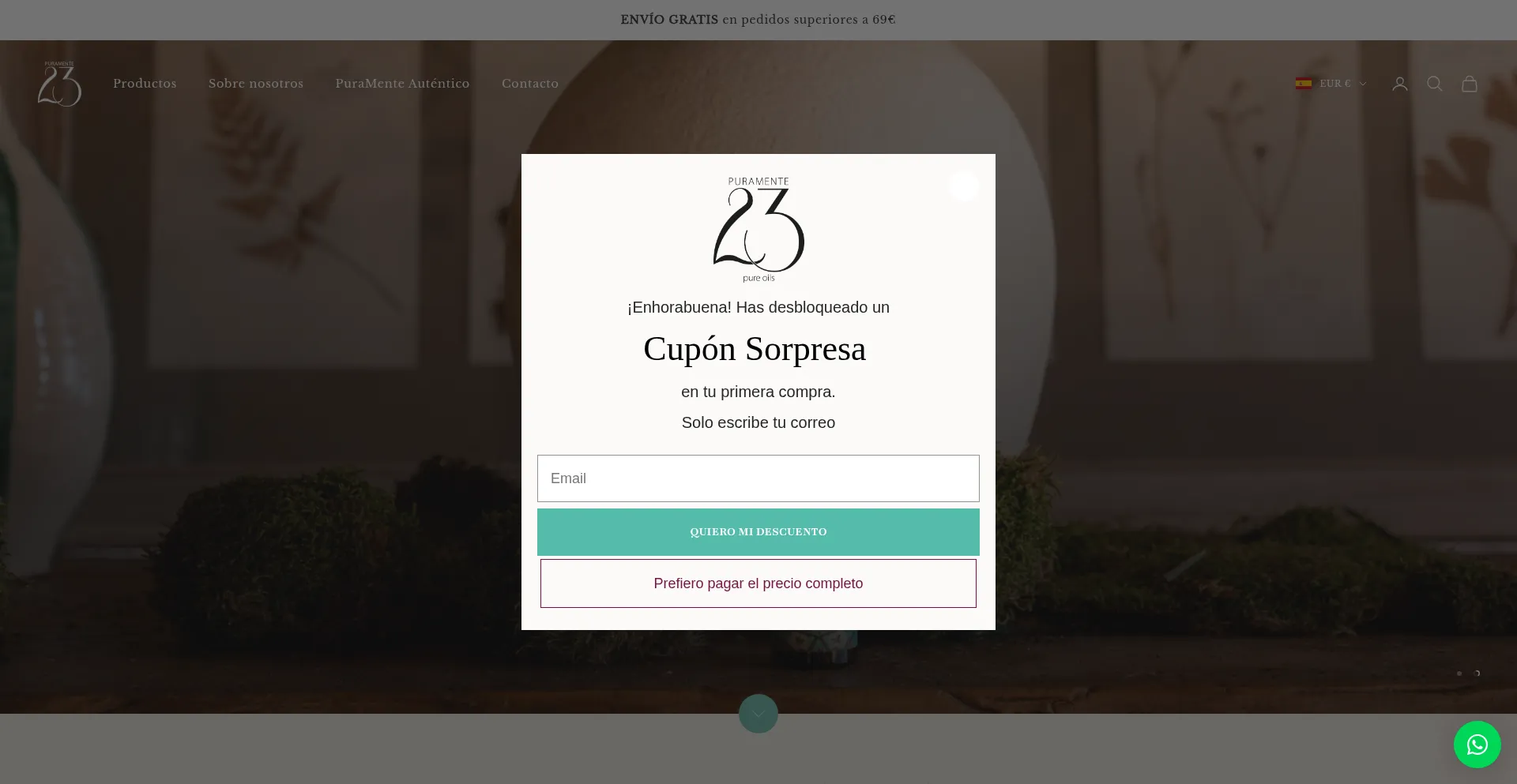 Puramente23.com Screenshot