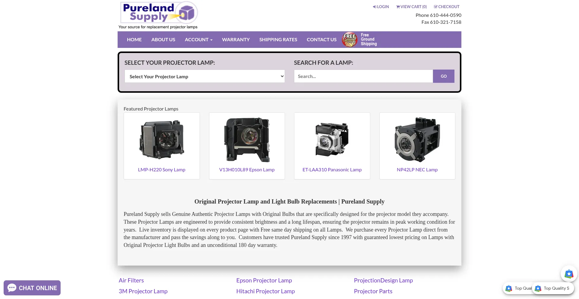Purelandsupply.com 安全可靠吗？