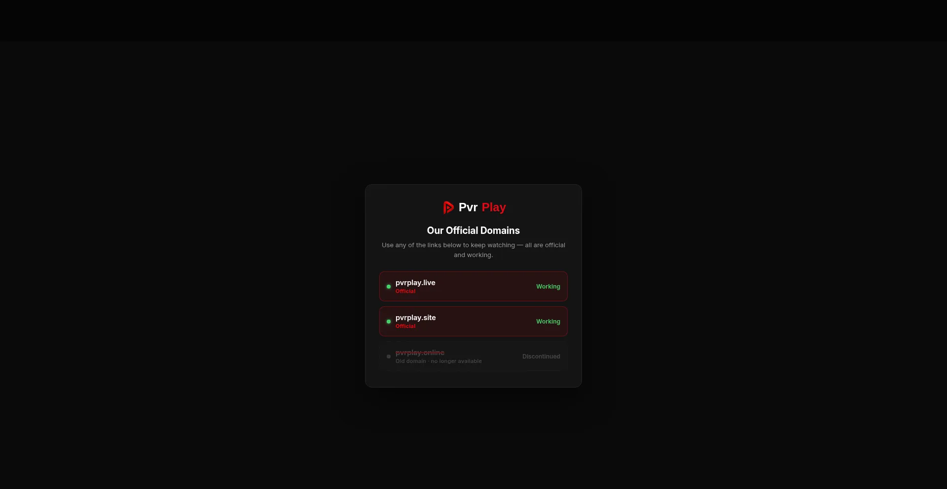 Pvrplay.in