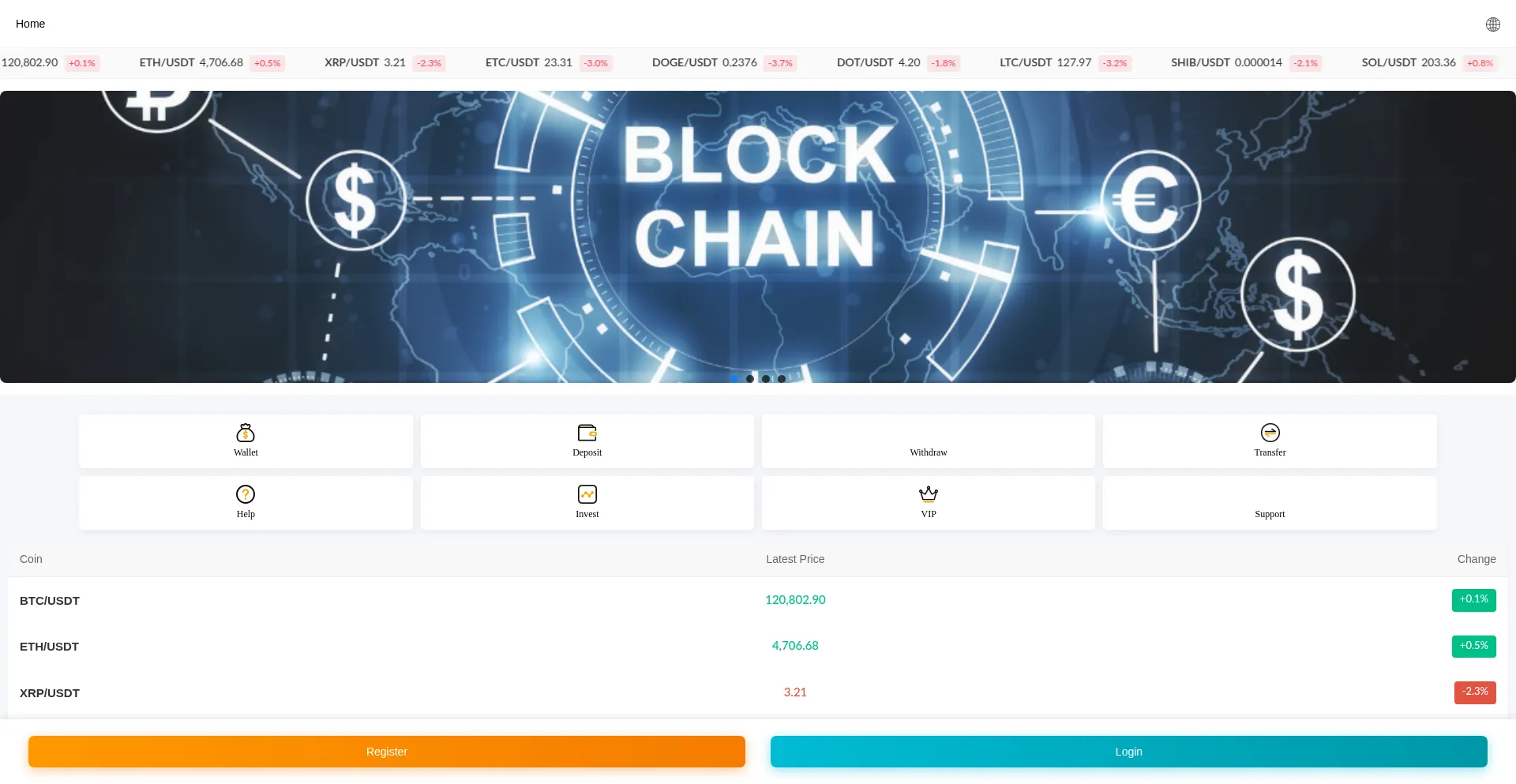 Website screenshot of Qalfy.com