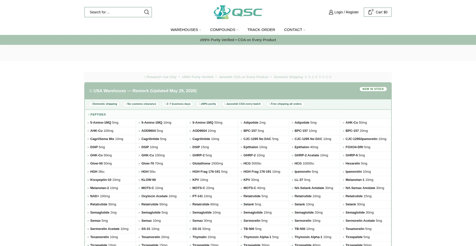 Qscpeptide.com
